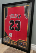 Custom Framed Michael Jordan Signed 1997-98 Jersey with PSA/DNA Authentication