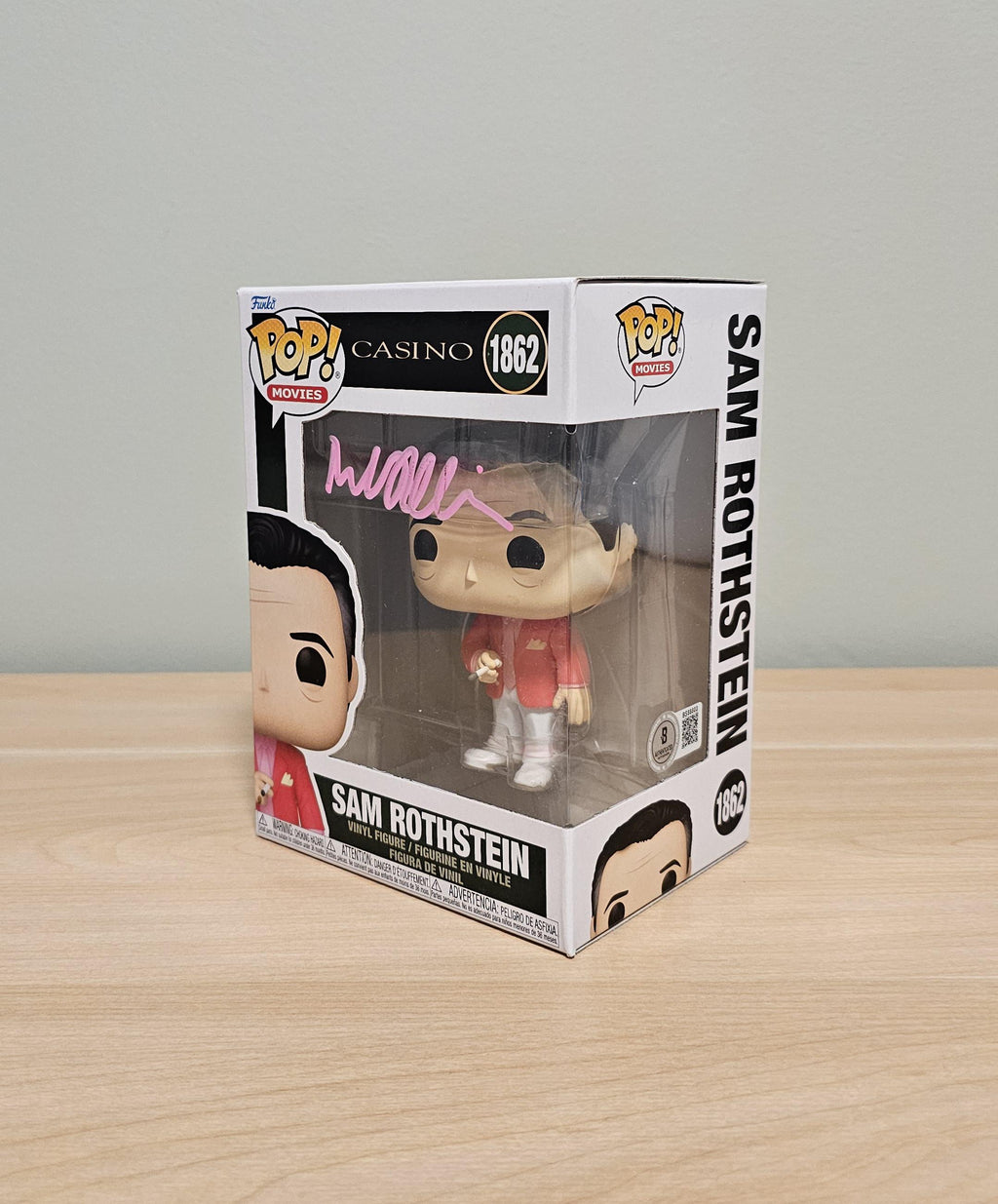 Robert De Niro Signed Funko Pop Sam Rothstein Casino Movie Beckett COA Autograph