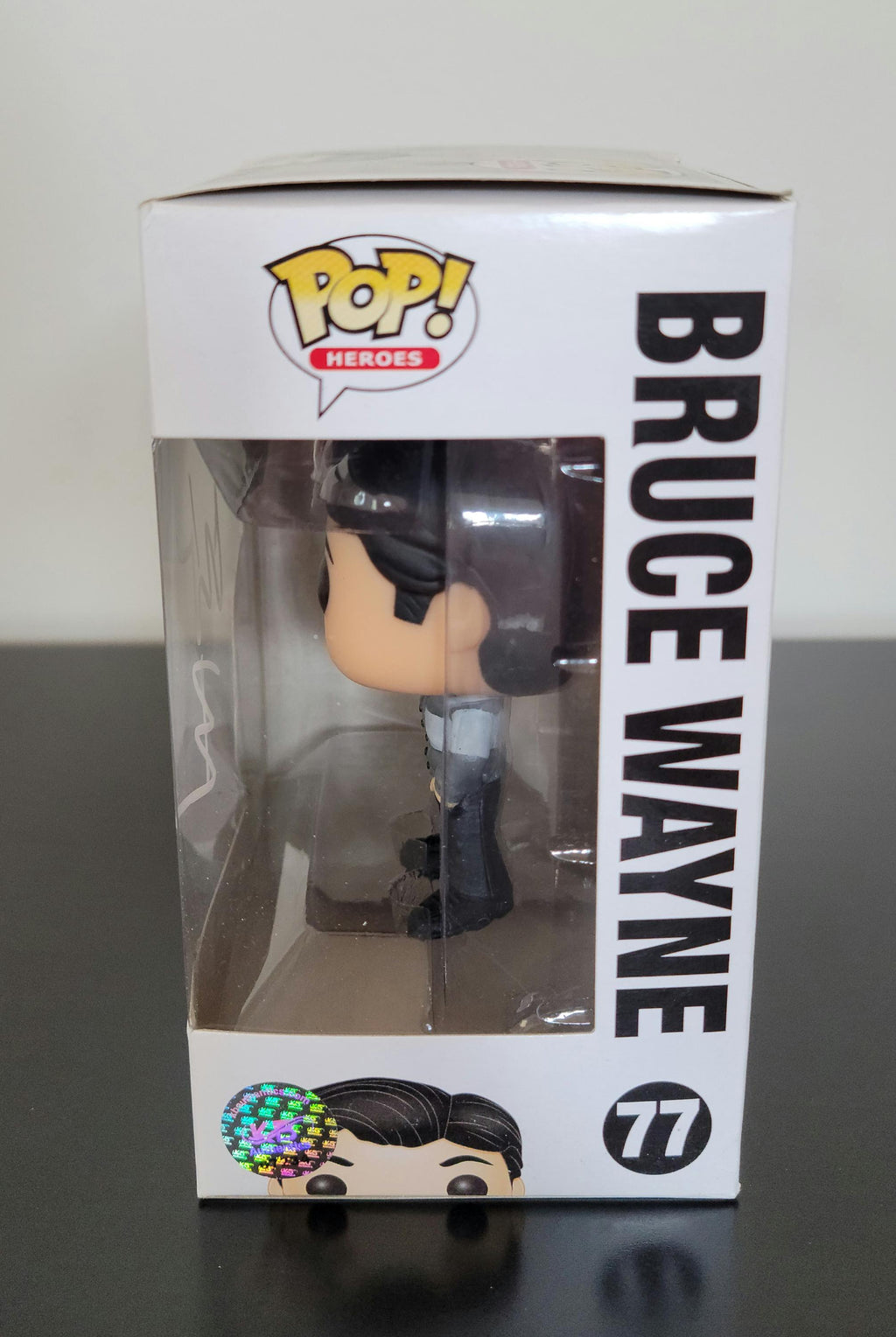 Christian Bale Signed Autographed Funko Pop Bruce Wayne Batman Authenticated