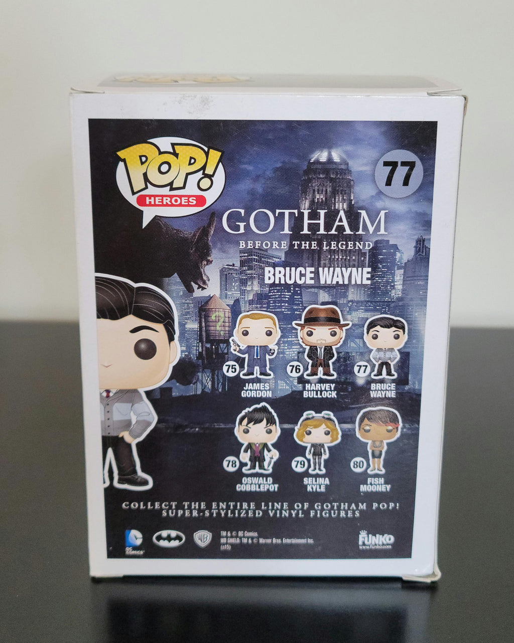 Christian Bale Signed Autographed Funko Pop Bruce Wayne Batman Authenticated