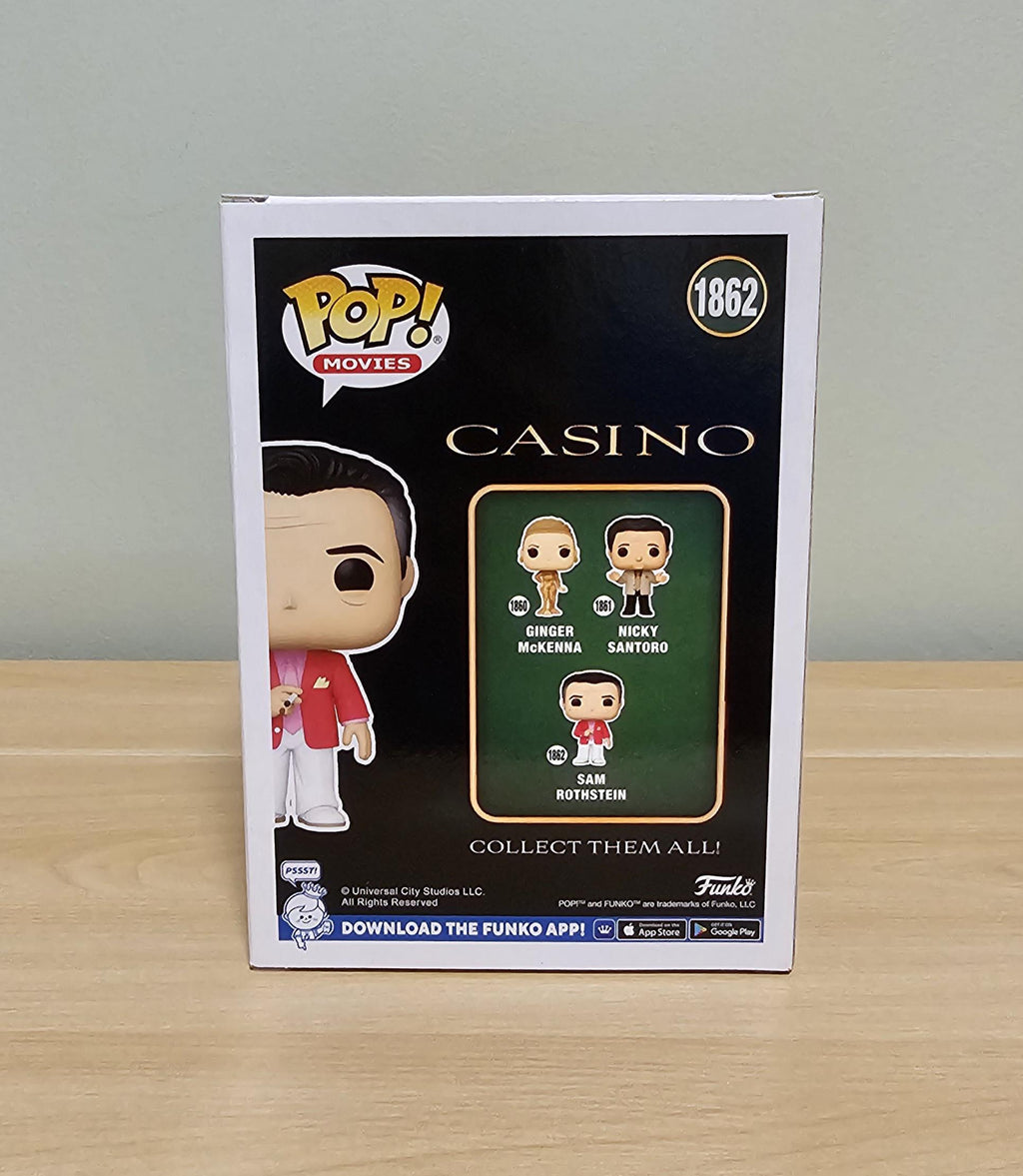 Robert De Niro Signed Funko Pop Sam Rothstein Casino Movie Beckett COA Autograph