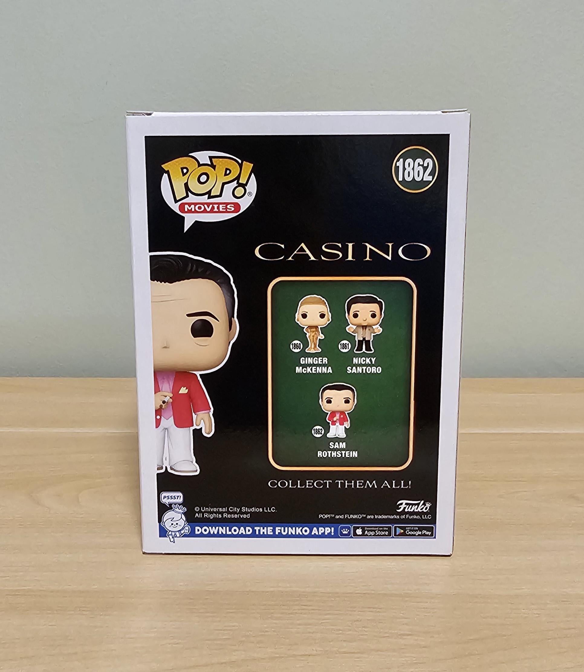 Robert De Niro Signed Funko Pop Sam Rothstein Casino Movie Beckett COA Autograph