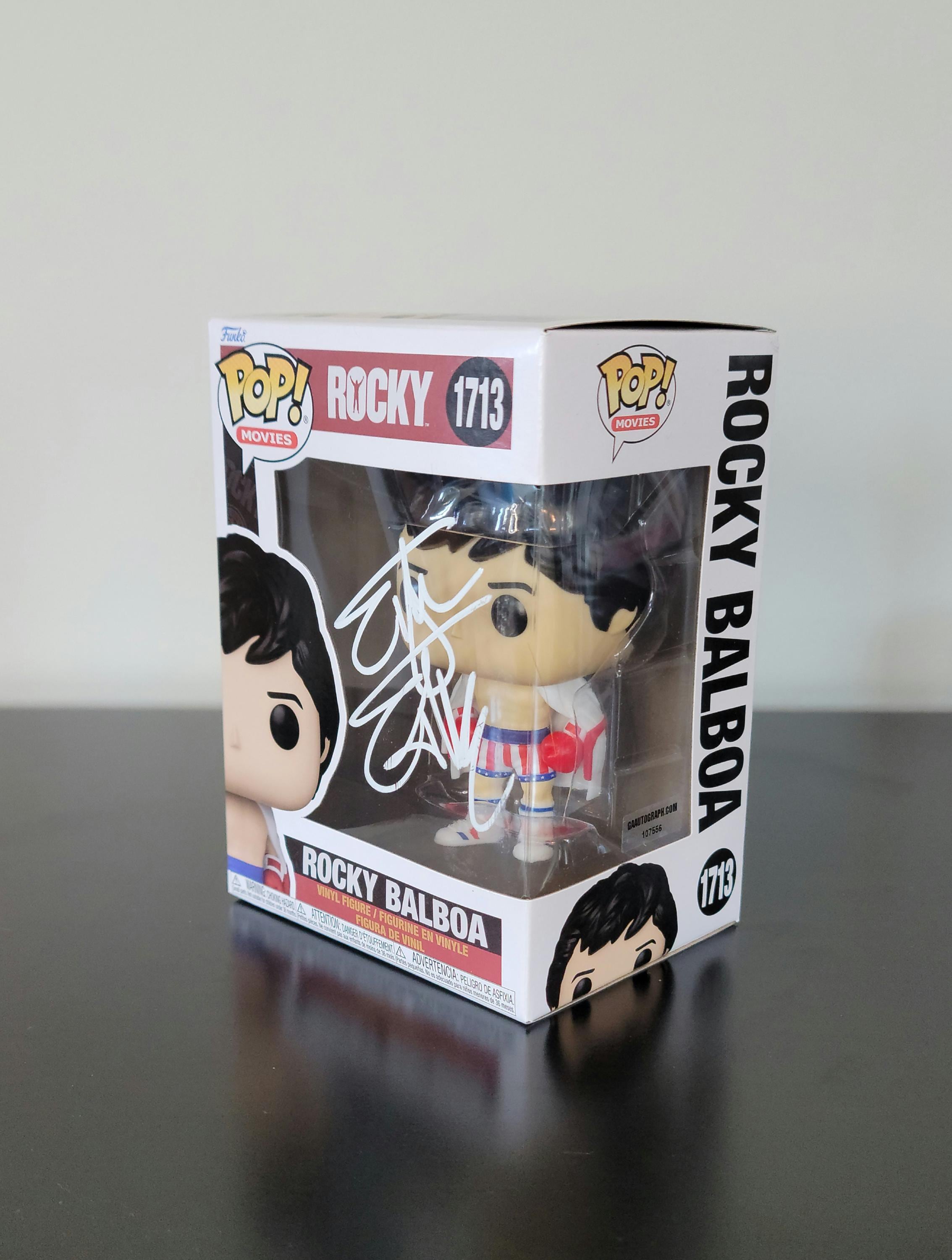 Sylvester Stallone Signed Autographed Funko Pop Rocky Balboa with Hologram COA
