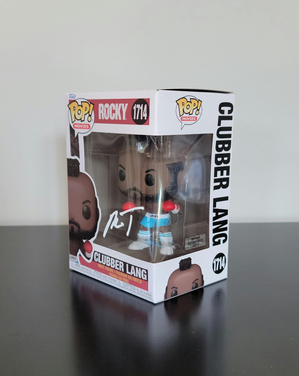Mr. T Signed Autographed Funko Pop Rocky Balboa Clubber Lang with Hologram COA
