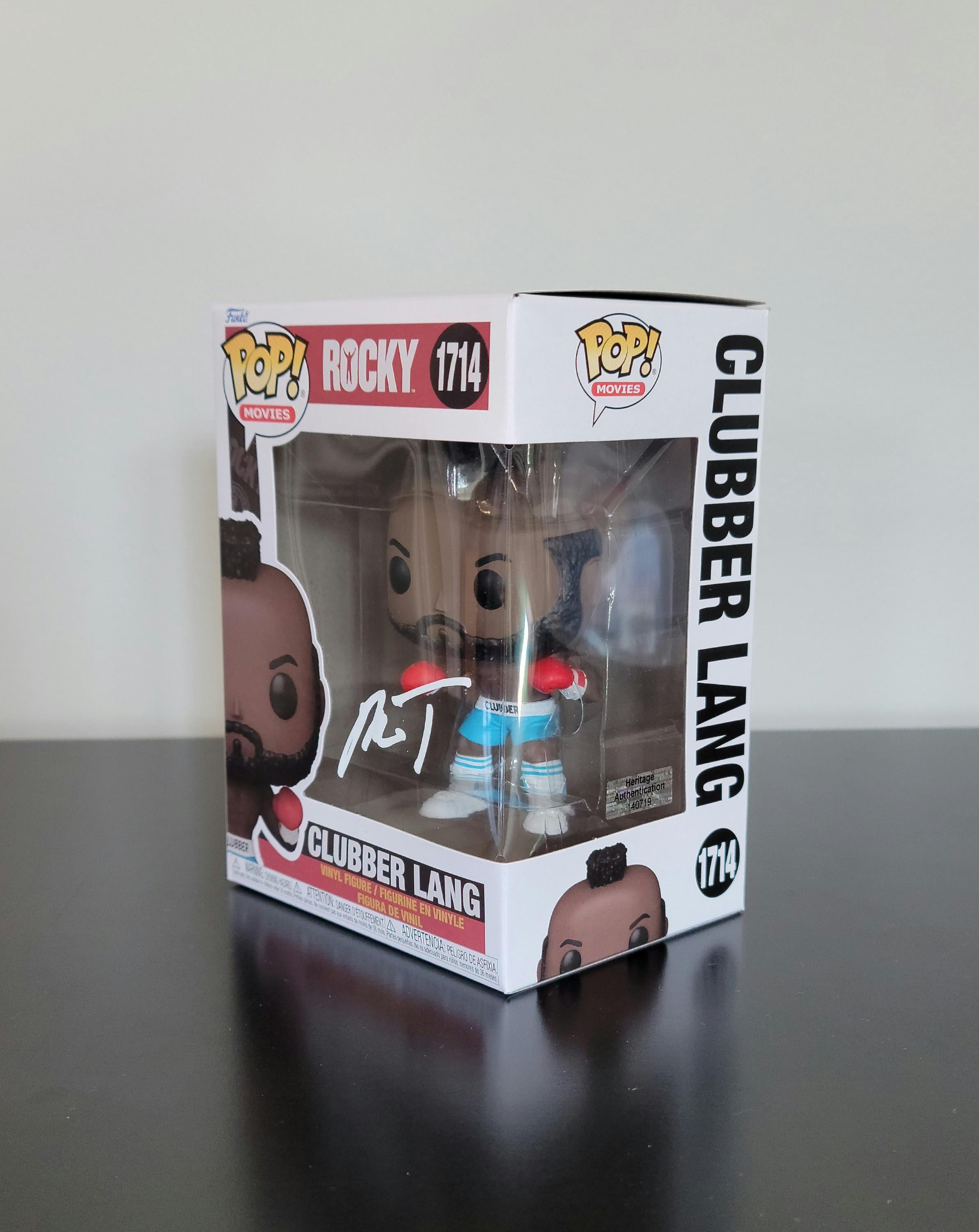 Mr. T Signed Autographed Funko Pop Rocky Balboa Clubber Lang with Hologram COA