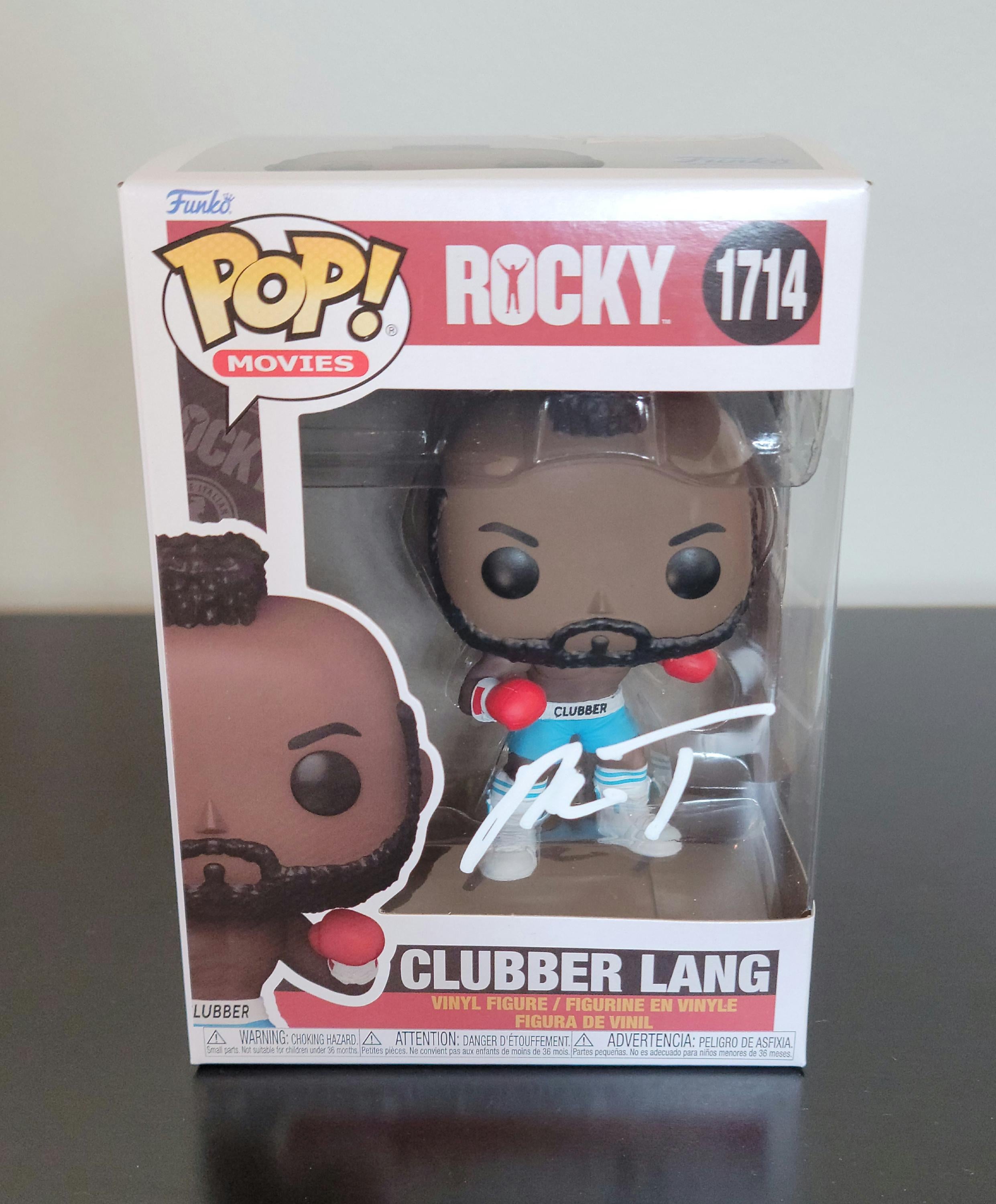 Mr. T Signed Autographed Funko Pop Rocky Balboa Clubber Lang with Hologram COA