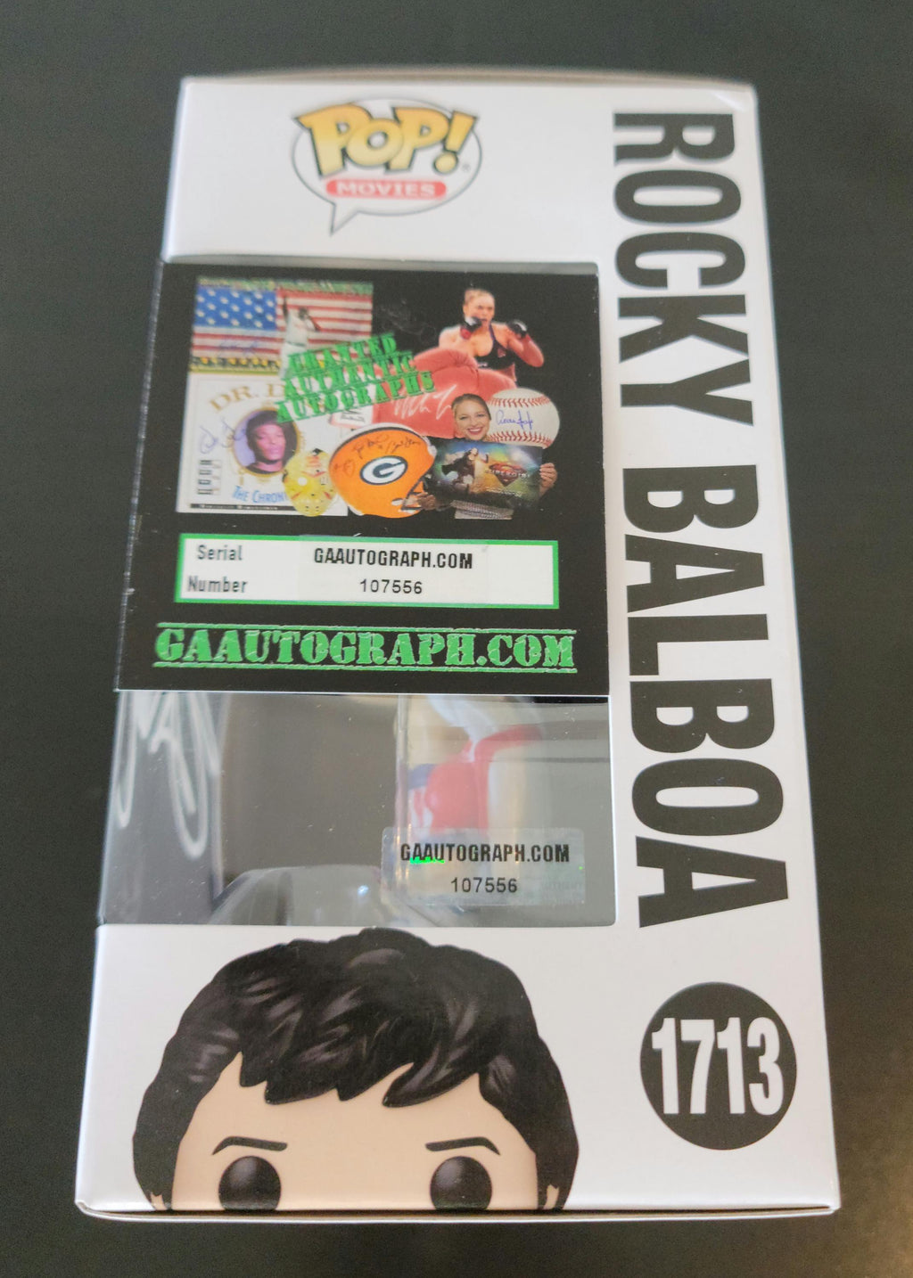 Sylvester Stallone Signed Autographed Funko Pop Rocky Balboa with Hologram COA
