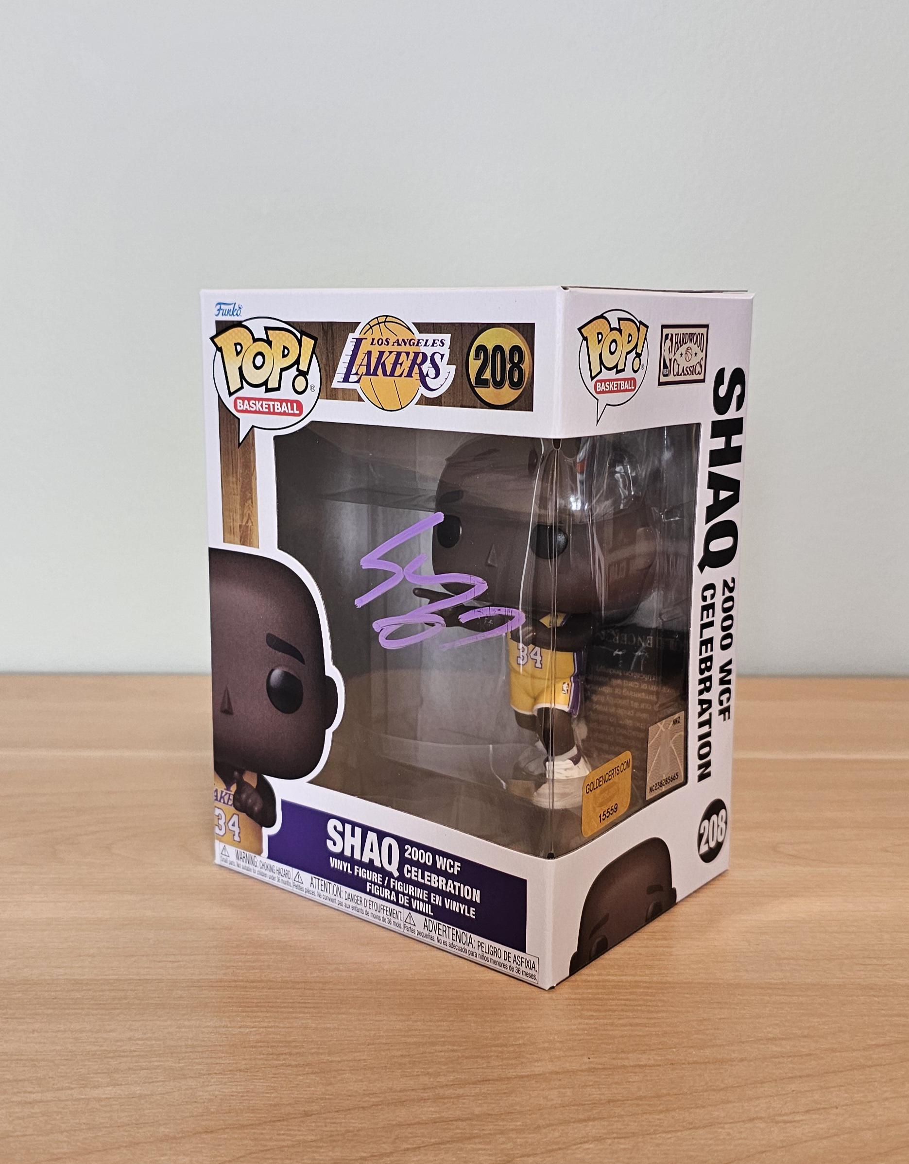 Shaquille O'Neal Signed Autographed Lakers Funko Pop NBA Holo & COA