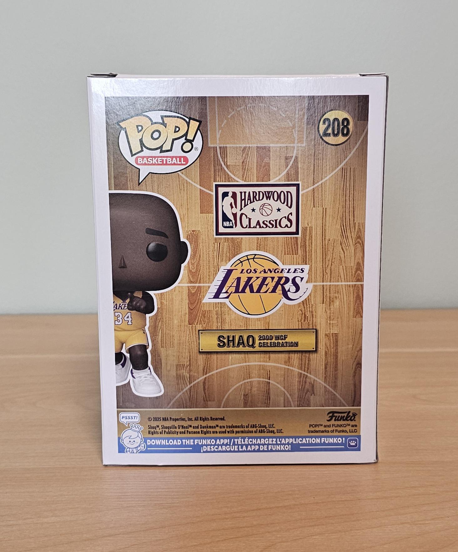 Shaquille O'Neal Signed Autographed Lakers Funko Pop NBA Holo & COA