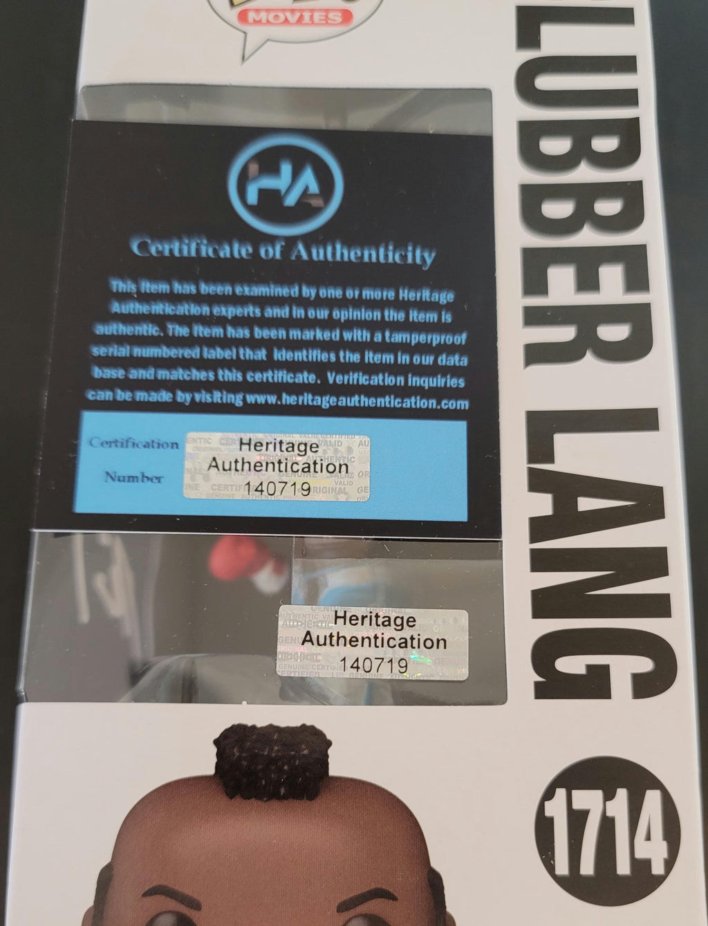 Mr. T Signed Autographed Funko Pop Rocky Balboa Clubber Lang with Hologram COA