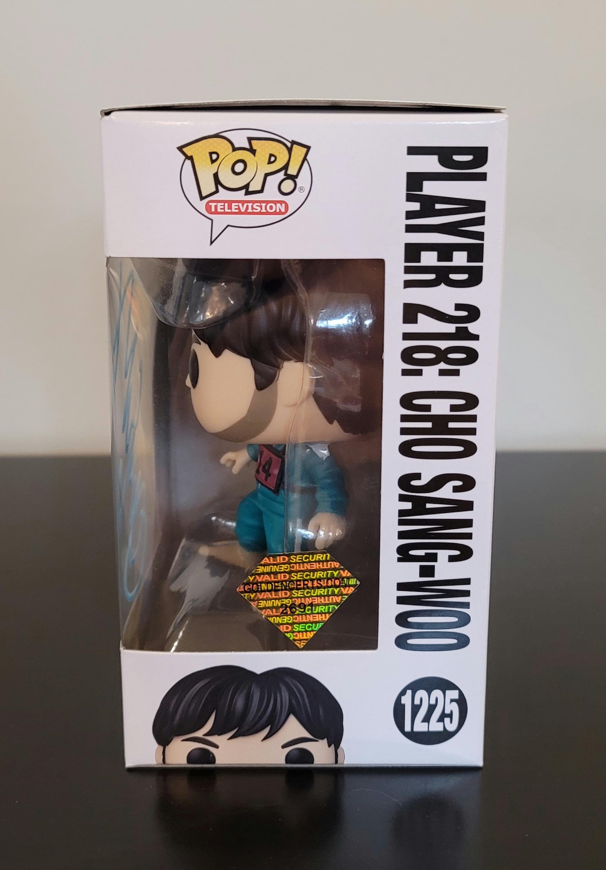 Park Hae-Soo Squid Game Signed Autographed Funko Pop Player 218 Cho Sang-Woo COA