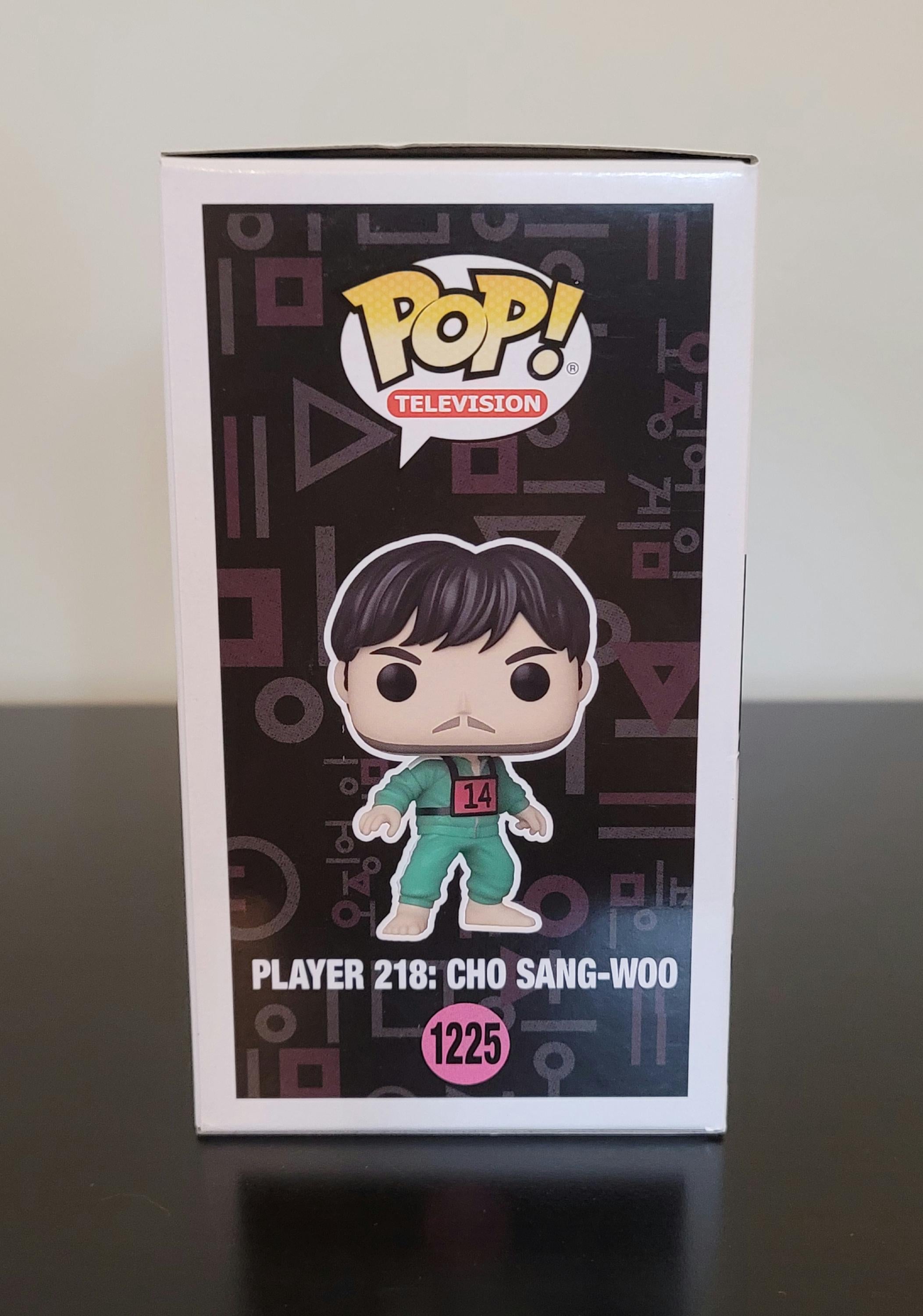 Park Hae-Soo Squid Game Signed Autographed Funko Pop Player 218 Cho Sang-Woo COA