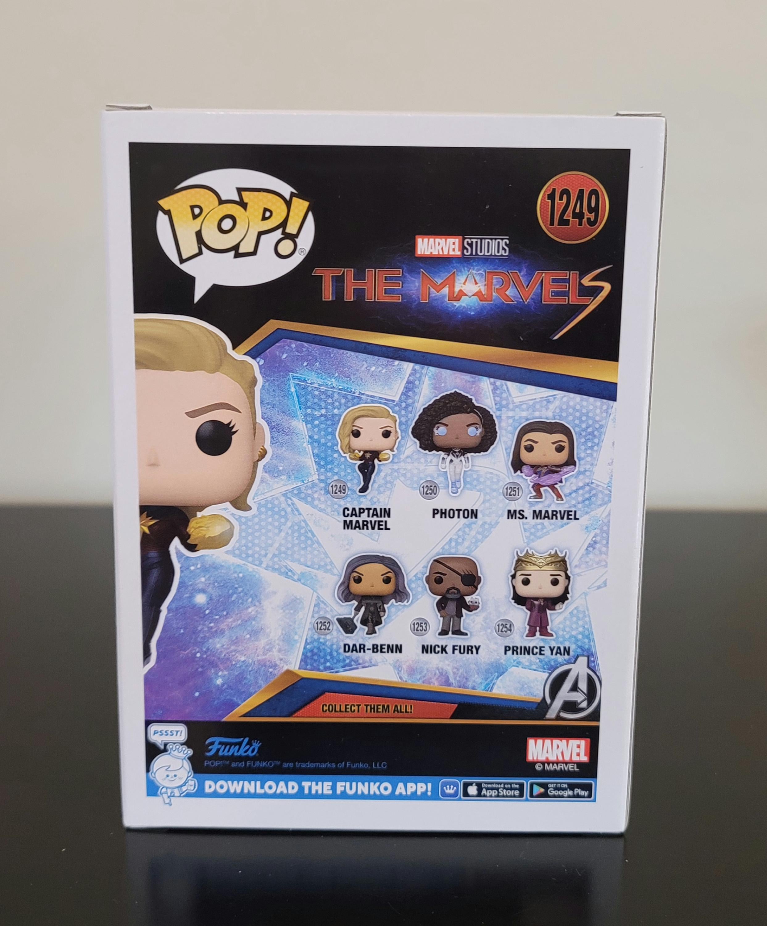 Brie Larson Signed Autographed Funko Pop Captain Marvel with Hologram COA