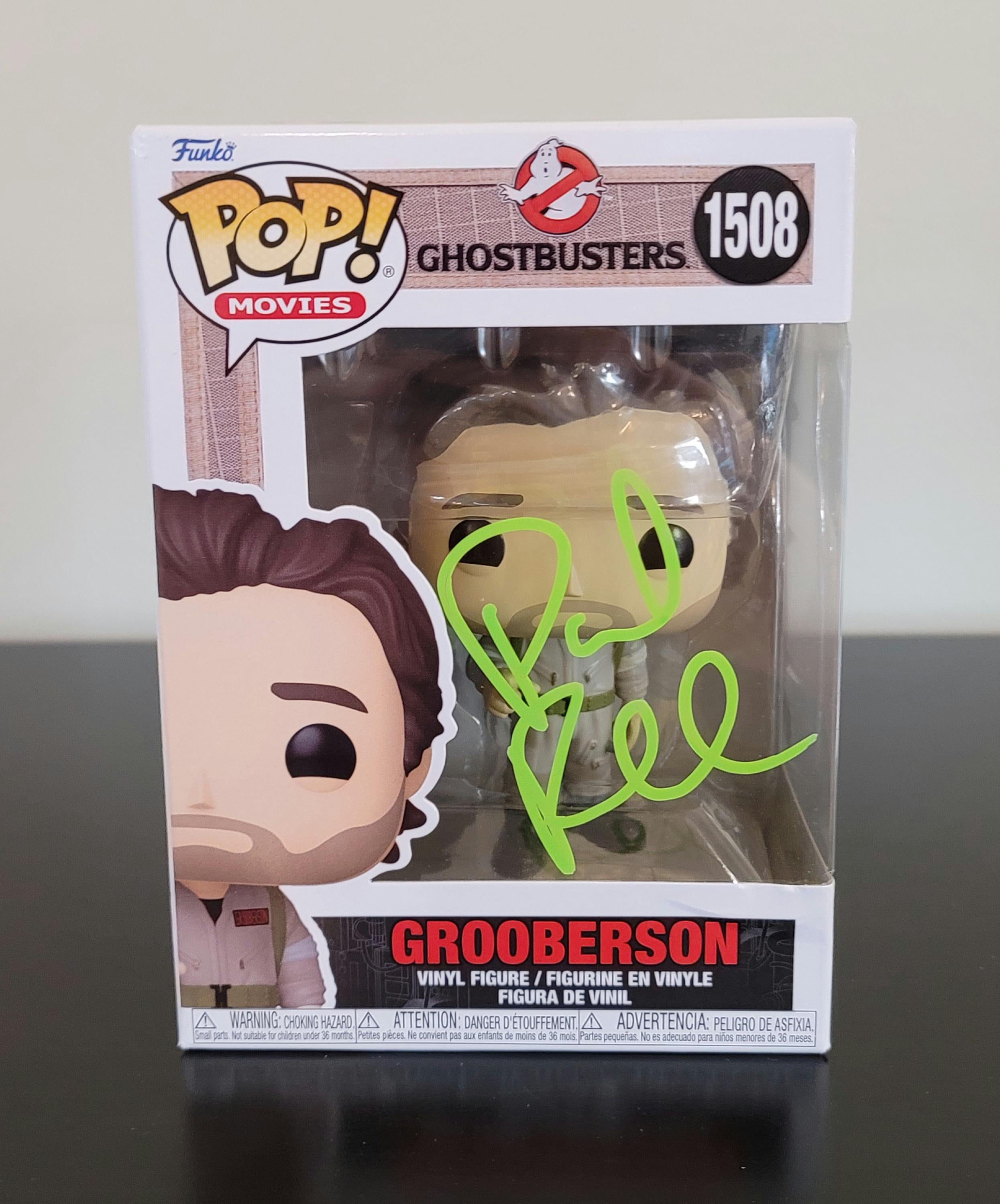 Paul Rudd Signed Autographed Funko Pop Ghostbusters Grooberson with Hologram COA