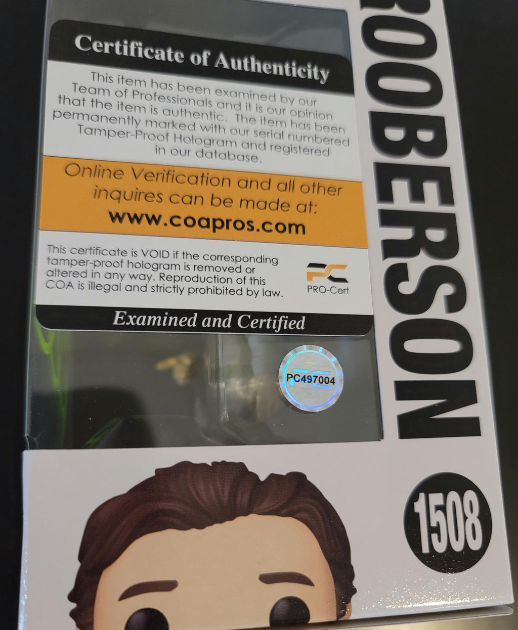 Paul Rudd Signed Autographed Funko Pop Ghostbusters Grooberson with Hologram COA