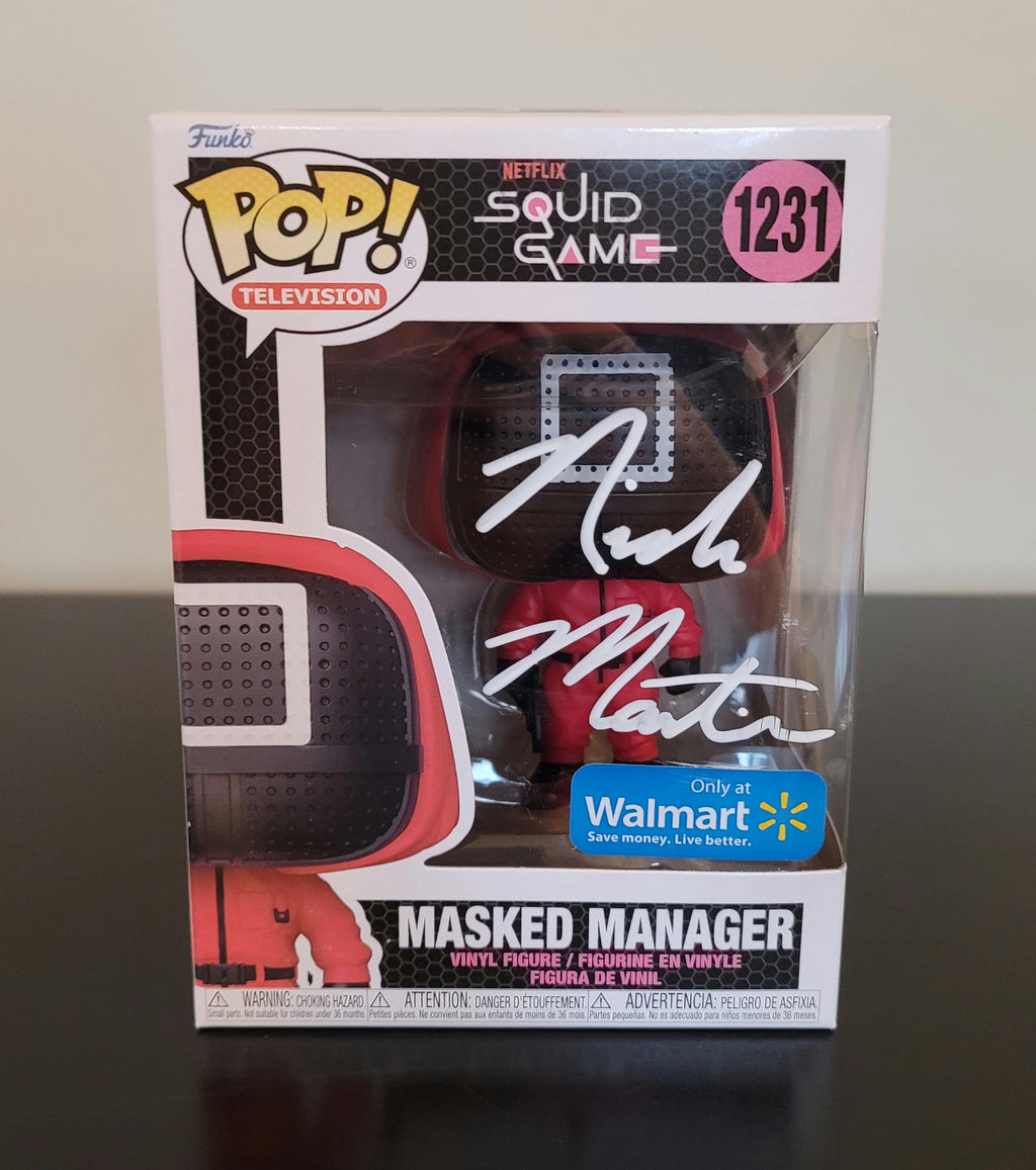 Nick Martineau Voice Actor Squid Game Signed Autographed Funko Pop Authenticated