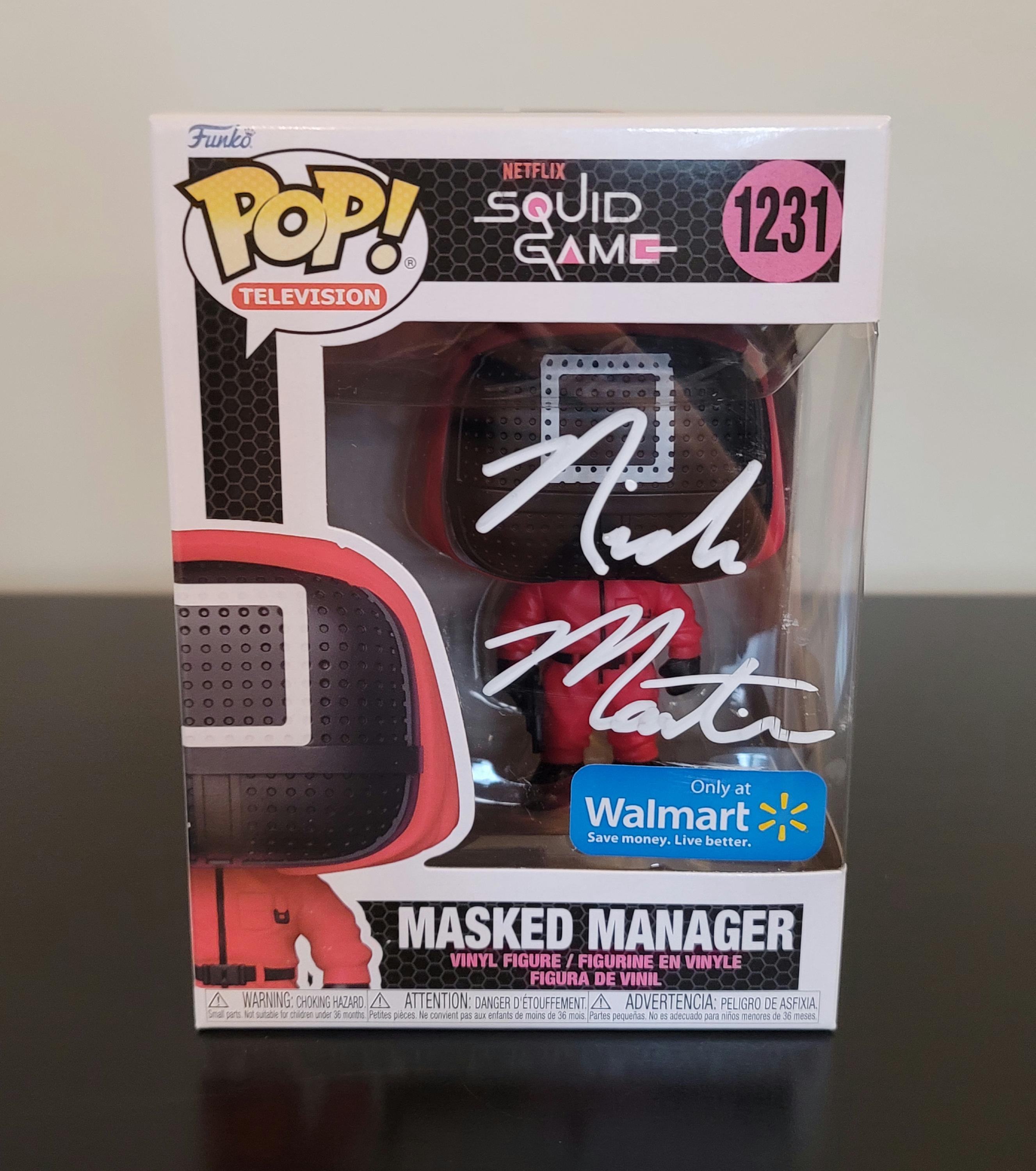 Nick Martineau Voice Actor Squid Game Signed Autographed Funko Pop Authenticated