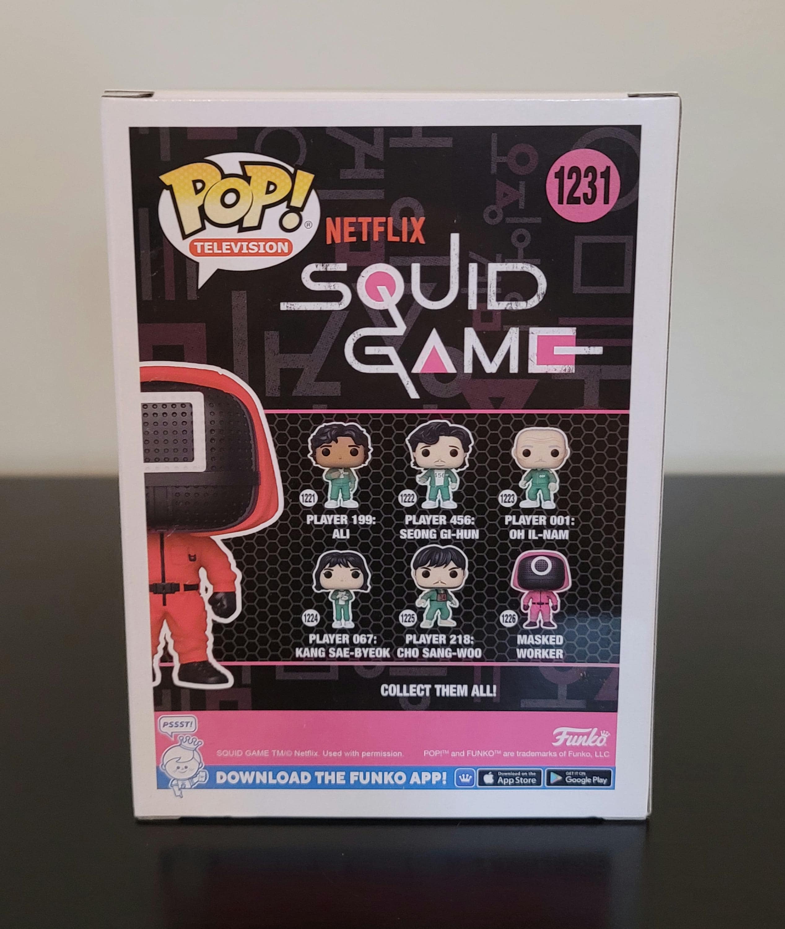 Nick Martineau Voice Actor Squid Game Signed Autographed Funko Pop Authenticated