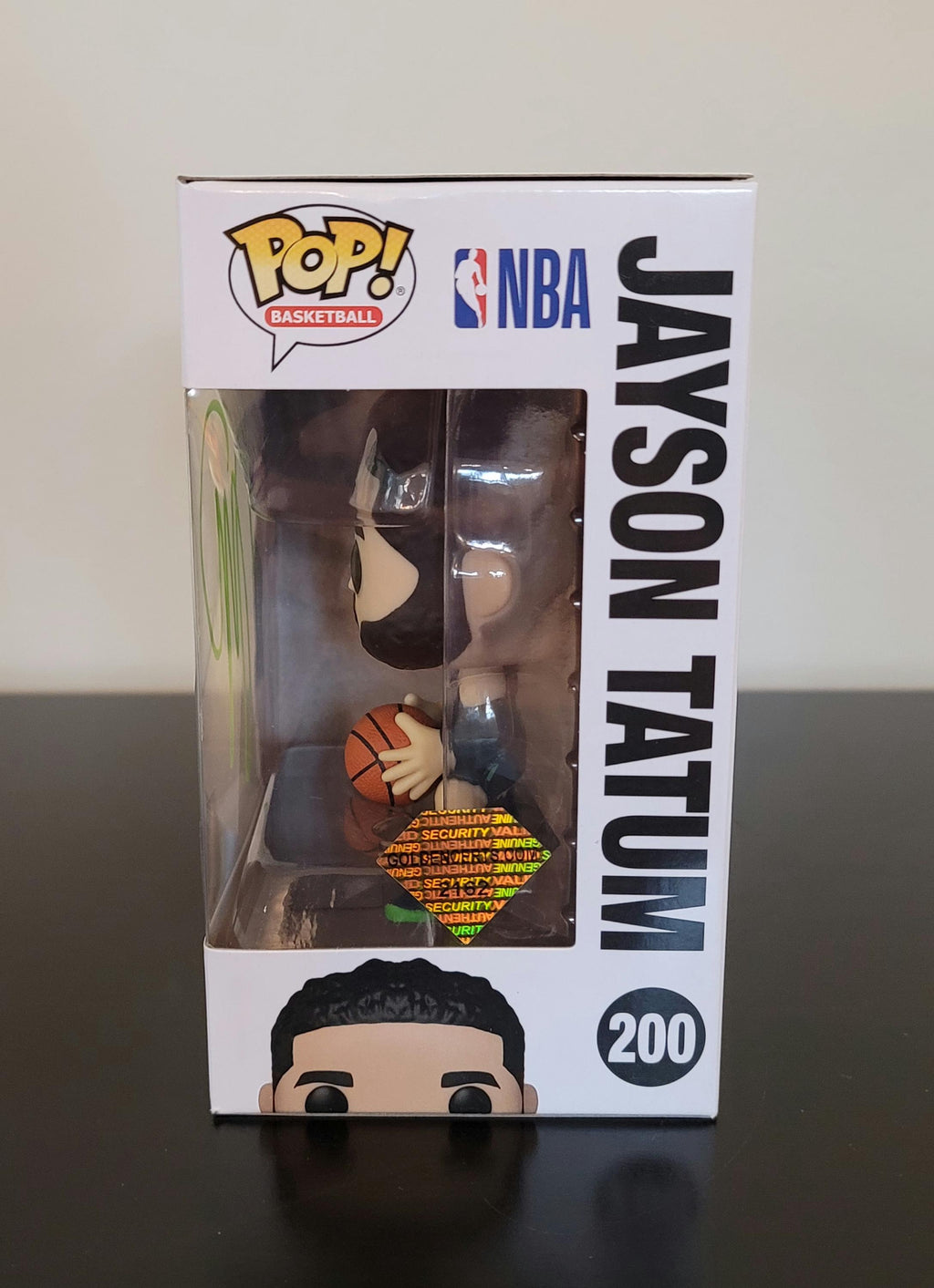Jayson Tatum Signed Autographed Funko Pop Boston Celtics w/ NBA Hologram COA