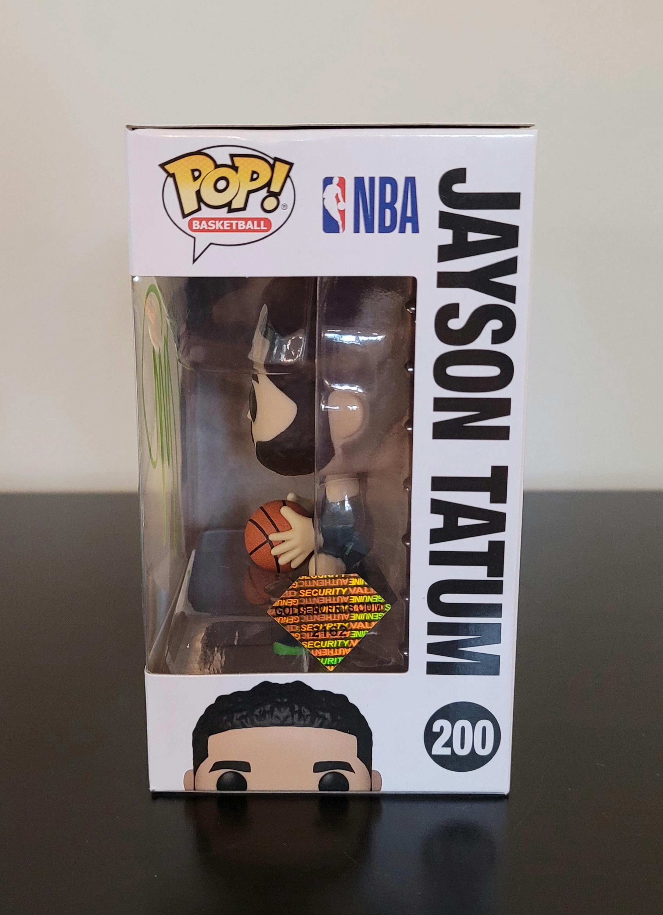 Jayson Tatum Signed Autographed Funko Pop Boston Celtics w/ NBA Hologram COA