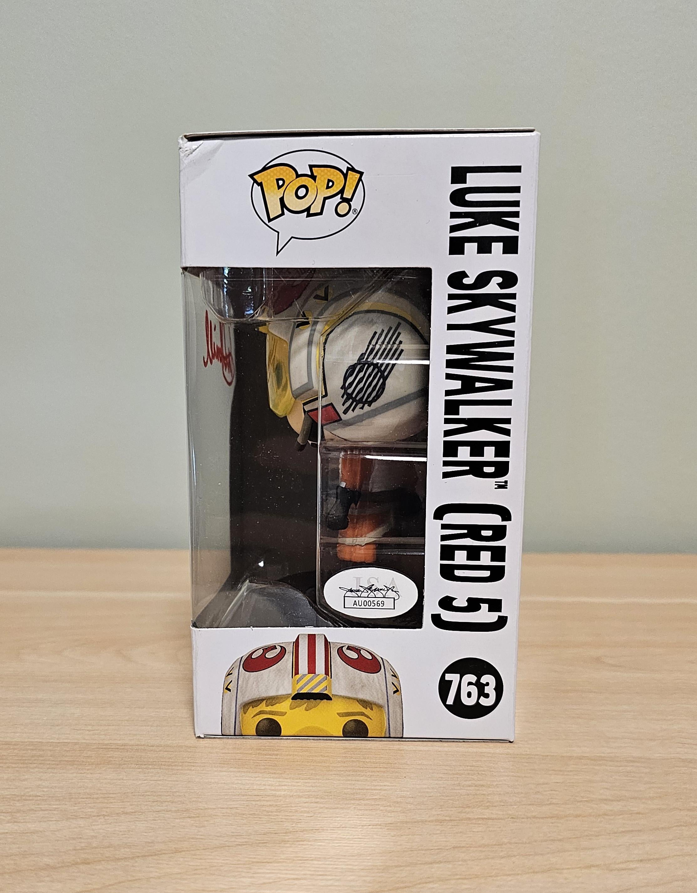 Mark Hamill Signed Funko Pop Luke Skywalker Red 5 JSA COA Autographed