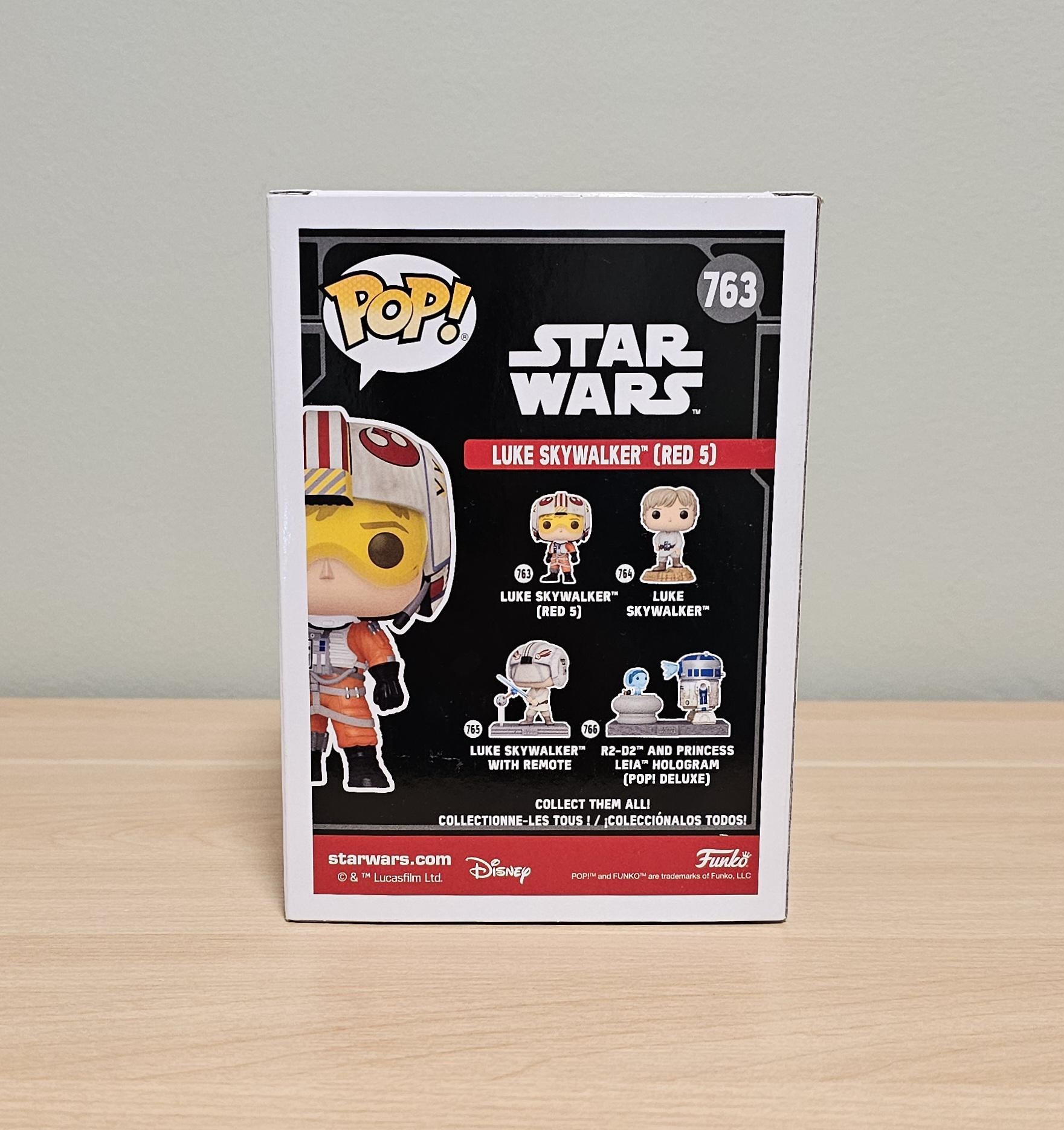 Mark Hamill Signed Funko Pop Luke Skywalker Red 5 JSA COA Autographed
