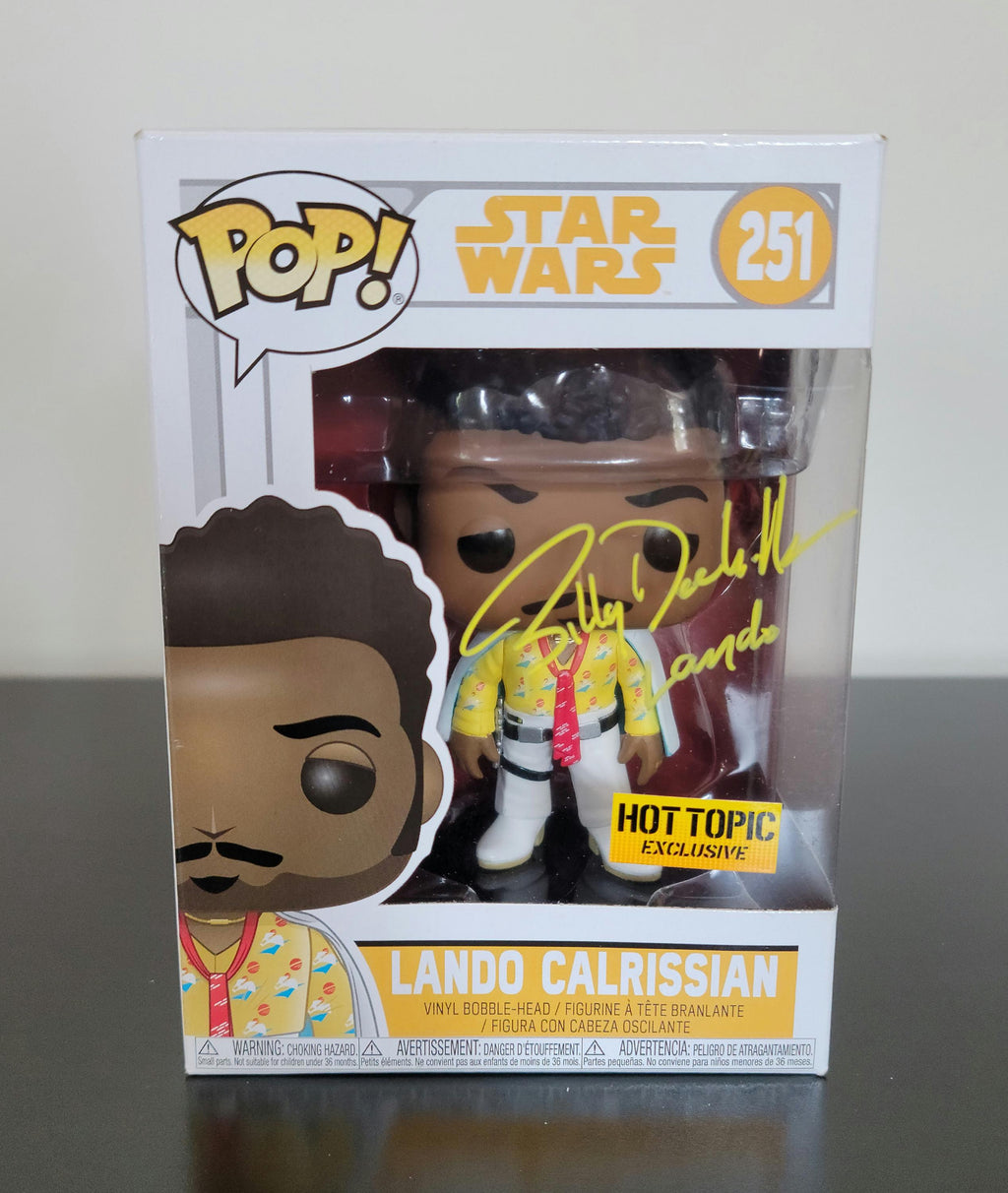 Billy Dee Williams Signed Autographed Funko Pop Lando Calrissian Authenticated