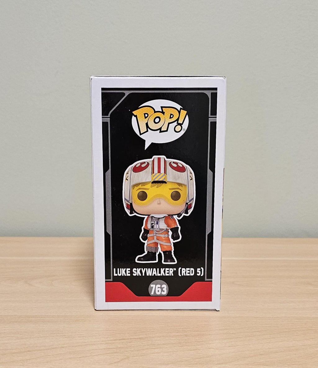 Mark Hamill Signed Funko Pop Luke Skywalker Red 5 JSA COA Autographed