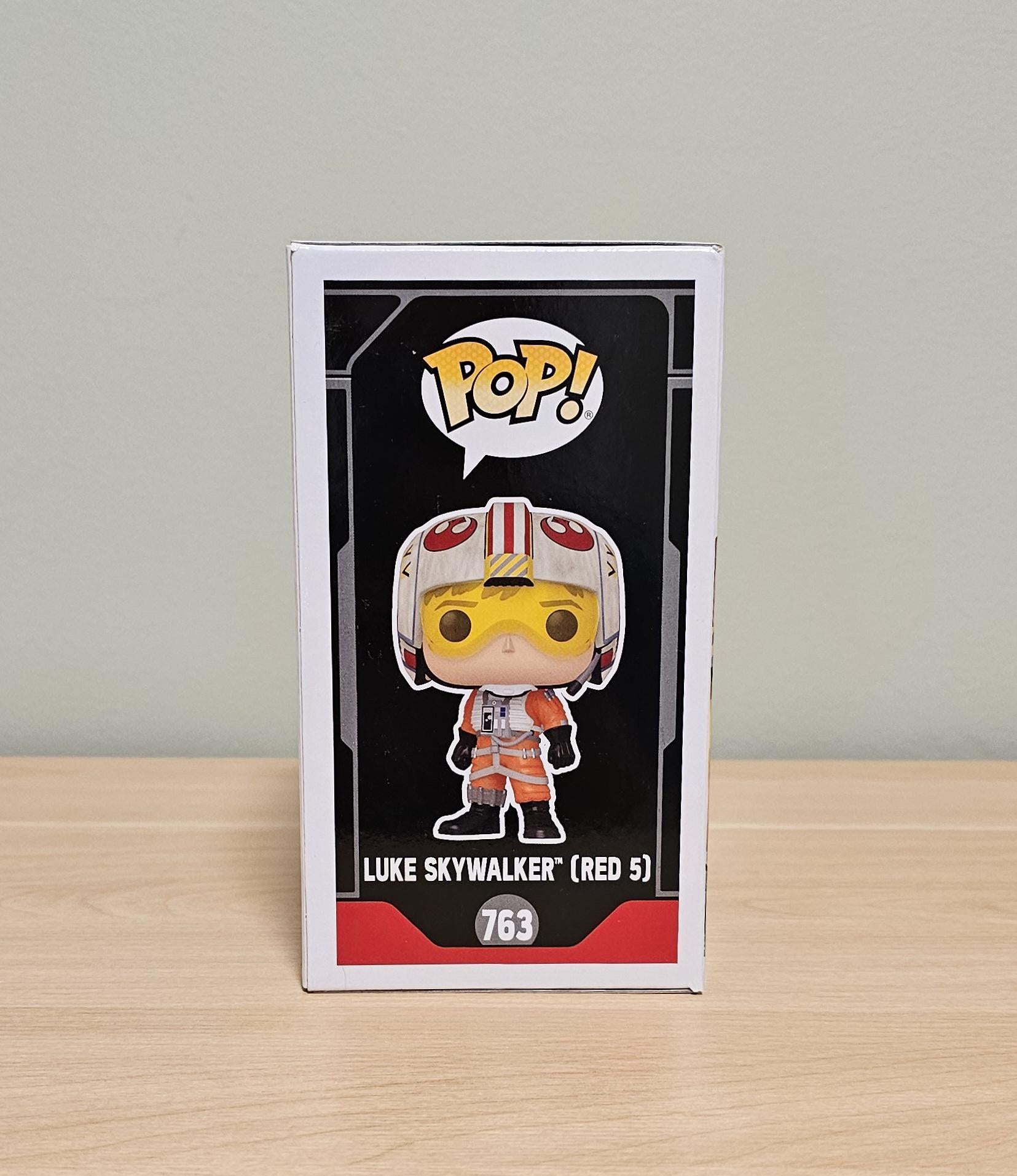 Mark Hamill Signed Funko Pop Luke Skywalker Red 5 JSA COA Autographed