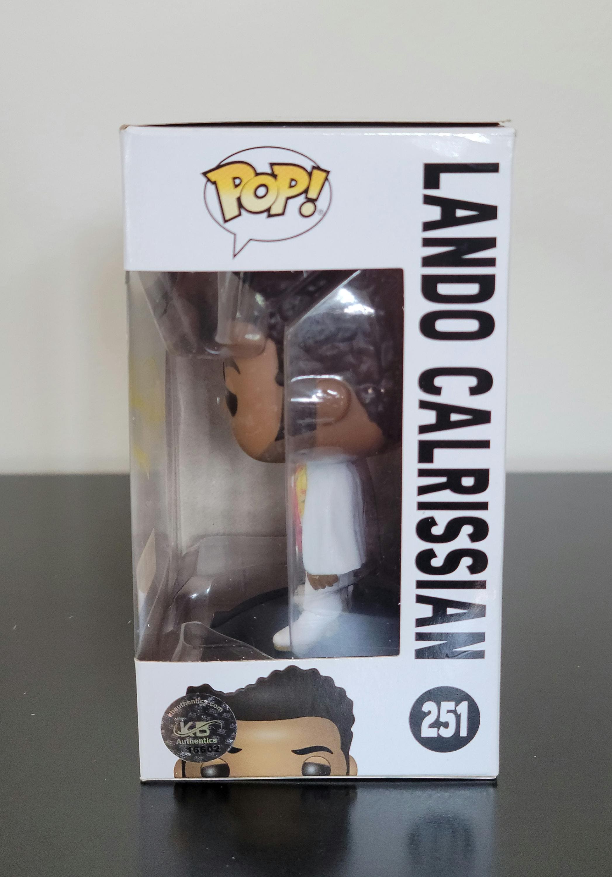 Billy Dee Williams Signed Autographed Funko Pop Lando Calrissian Authenticated