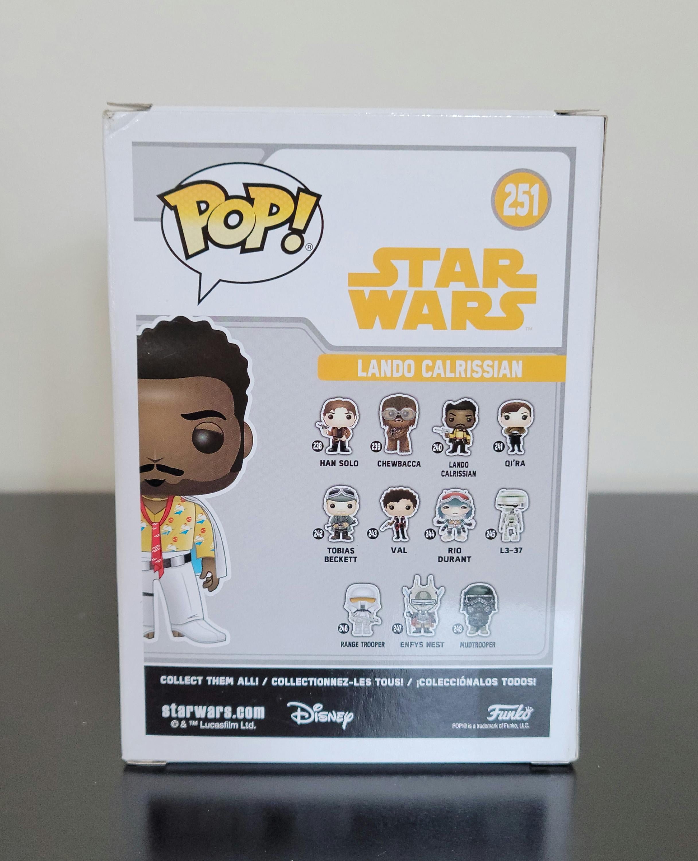 Billy Dee Williams Signed Autographed Funko Pop Lando Calrissian Authenticated