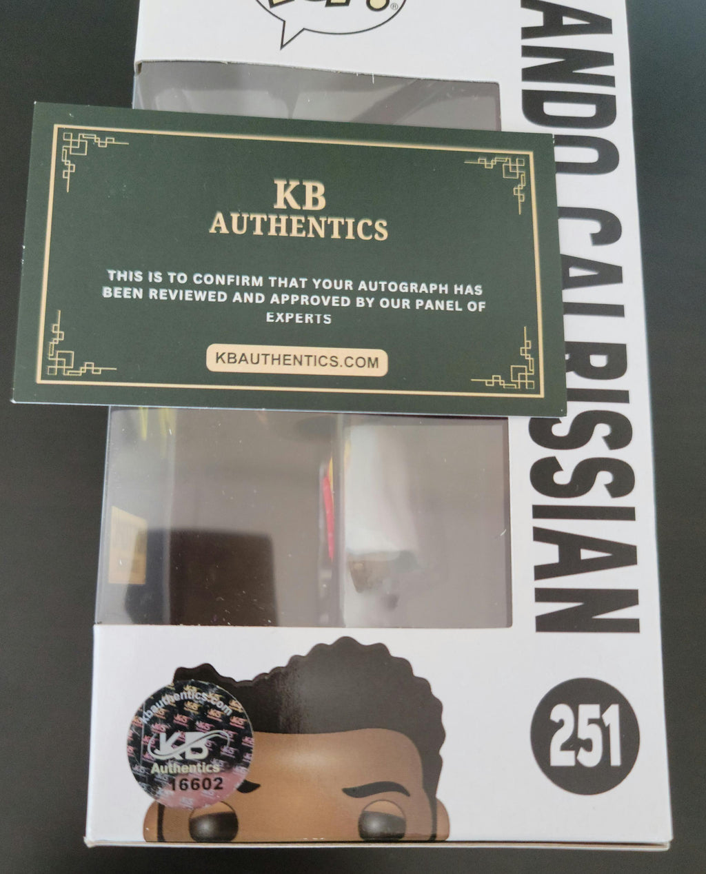 Billy Dee Williams Signed Autographed Funko Pop Lando Calrissian Authenticated