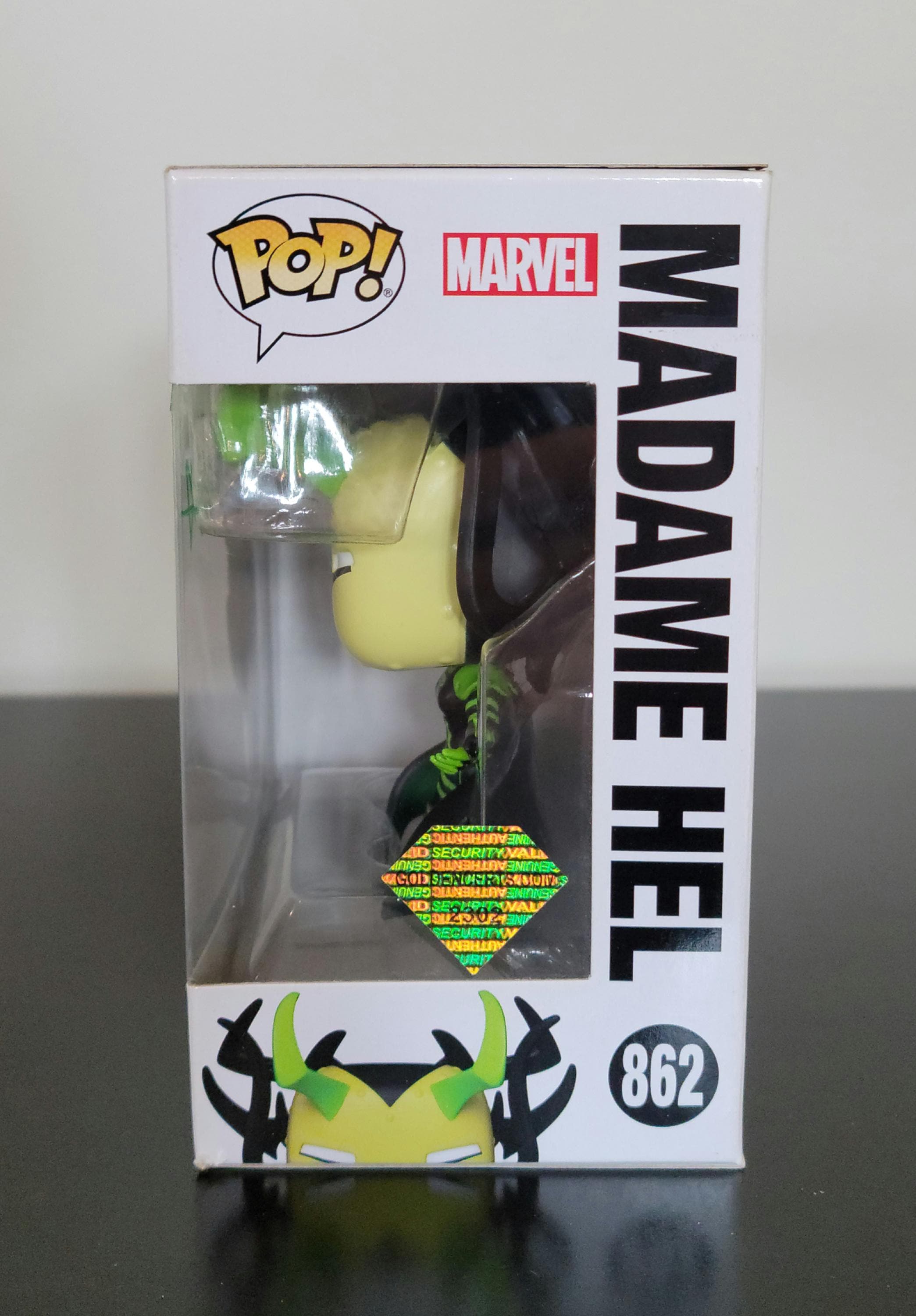 Cate Blanchett Signed Autographed Funko Pop Madame Hel Infinity Warps Hologram COA