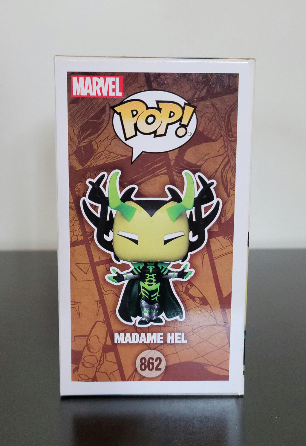 Cate Blanchett Signed Autographed Funko Pop Madame Hel Infinity Warps Hologram COA