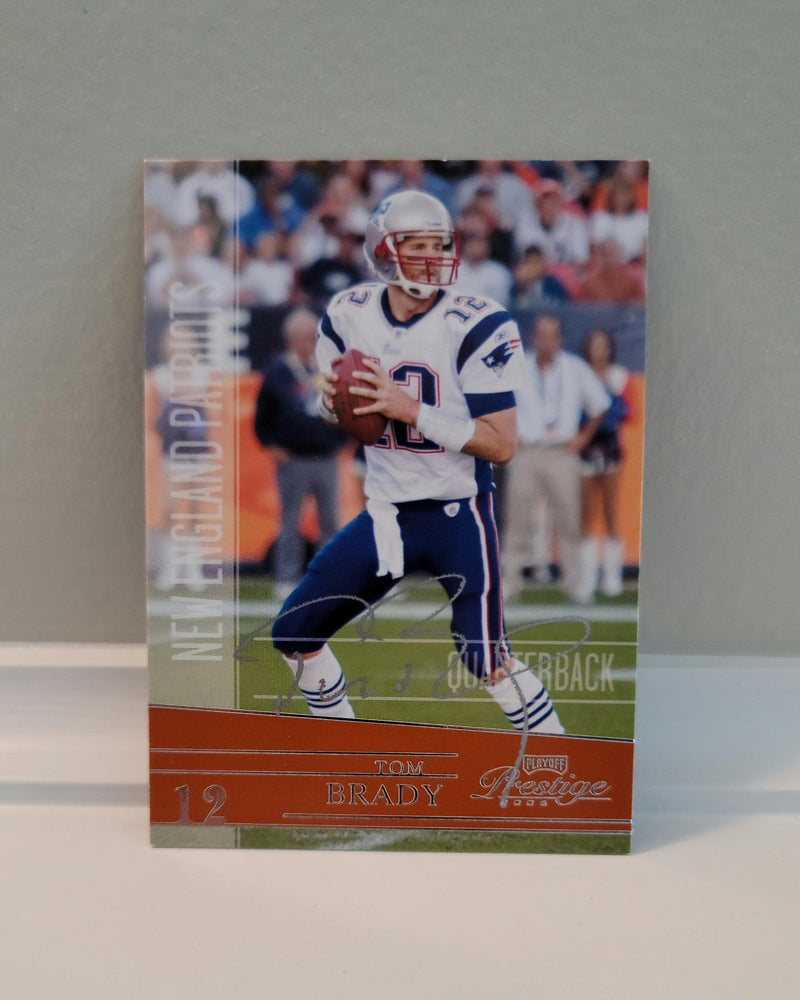 Tom Brady Signed Autographed New England Patriots Donrus Card w/ Hologram COA