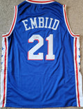 Joel Embiid Signed Autographed Philadelphia 76ers Custom Jersey w/ COA