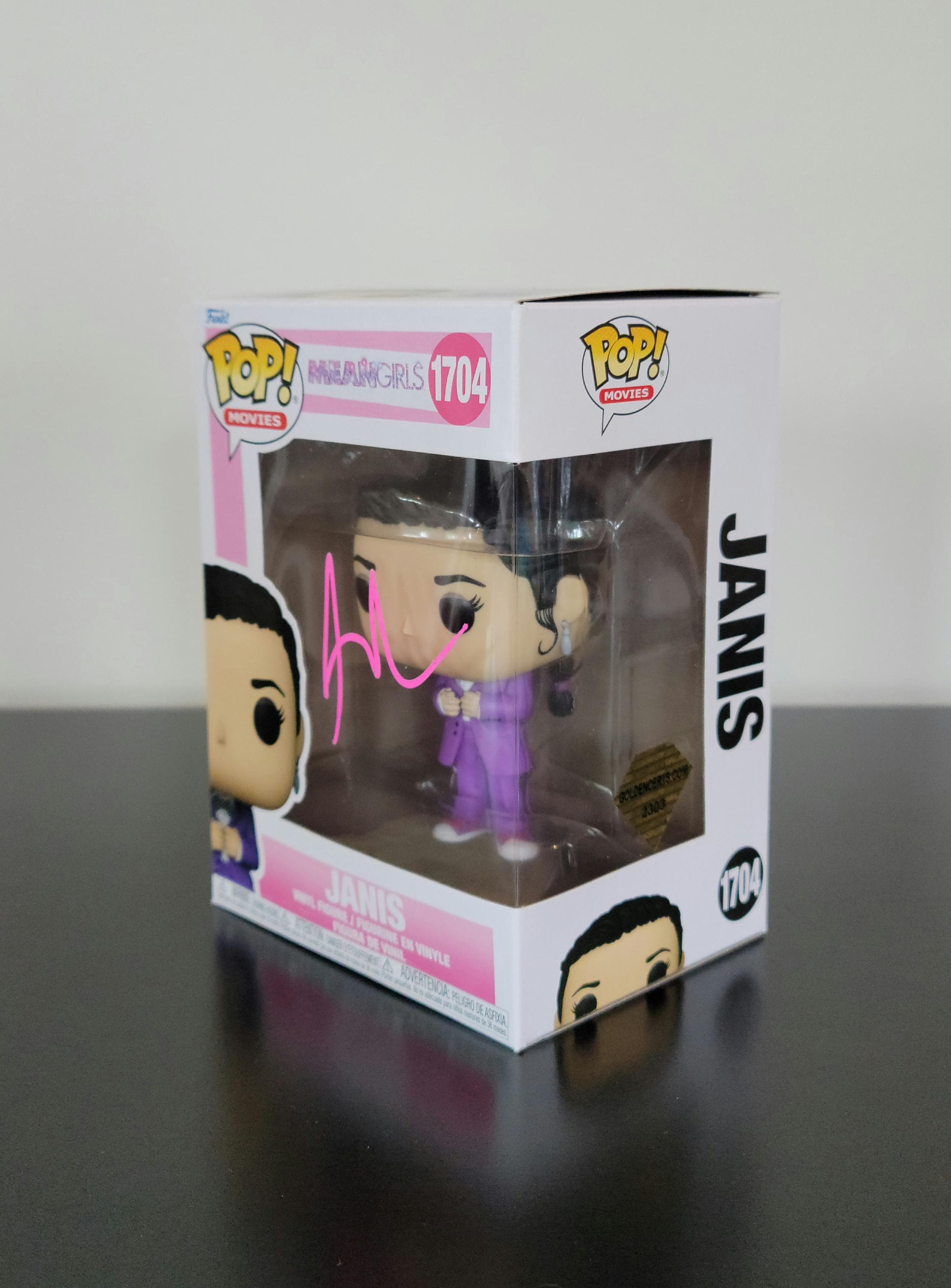 Lizzy Caplan Signed Autographed Funko Pop Janis Ian Mean Girls Hologram COA