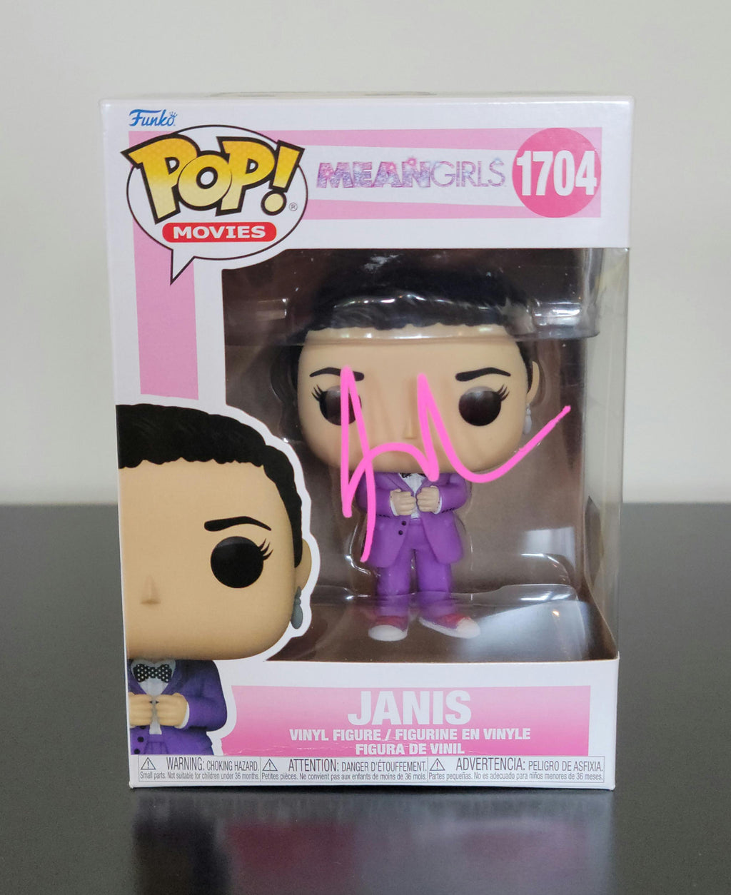 Lizzy Caplan Signed Autographed Funko Pop Janis Ian Mean Girls Hologram COA