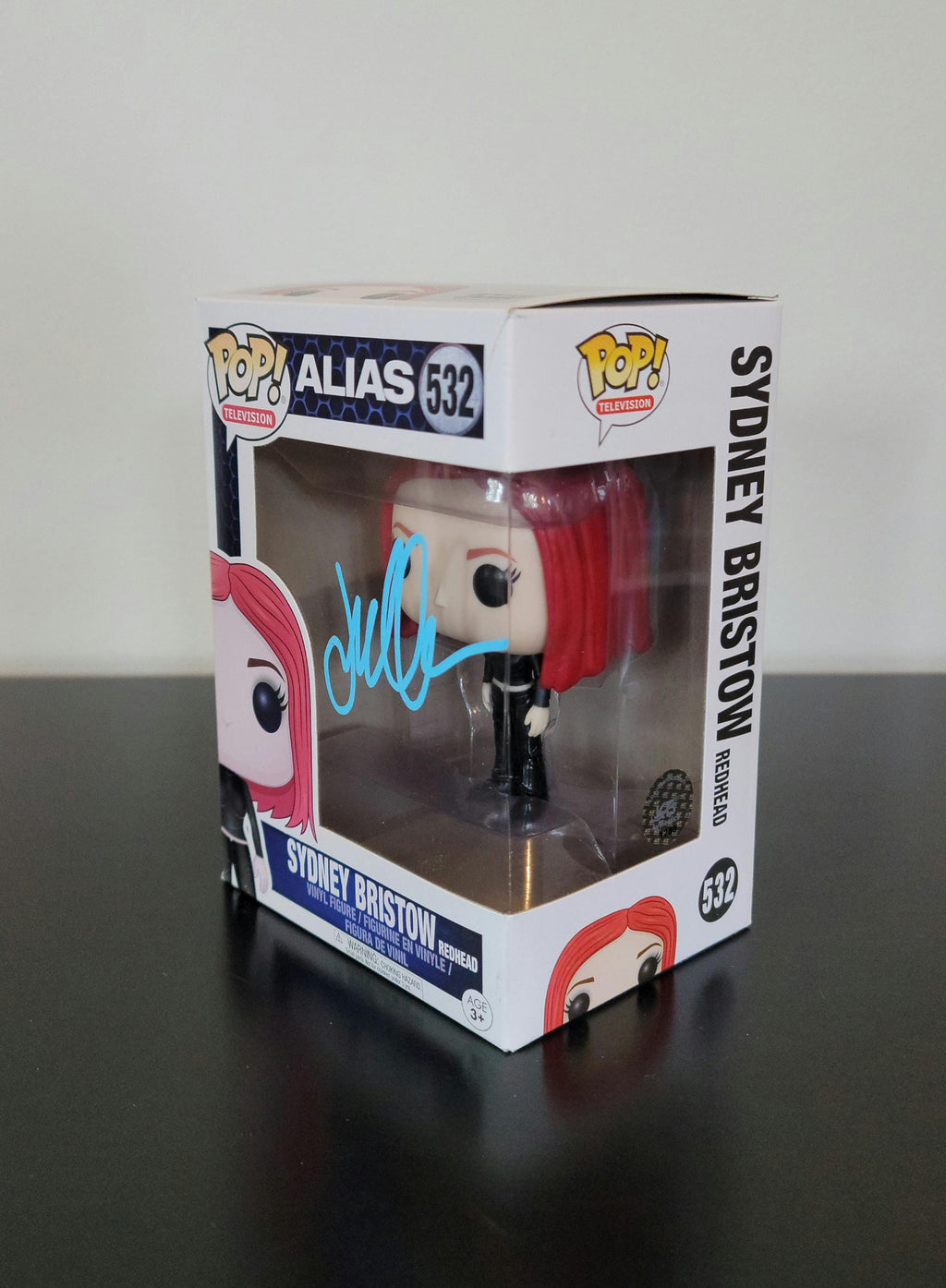 Jennifer Garner Signed Autographed Funko Pop Sydney Bristow Alias Hologram COA