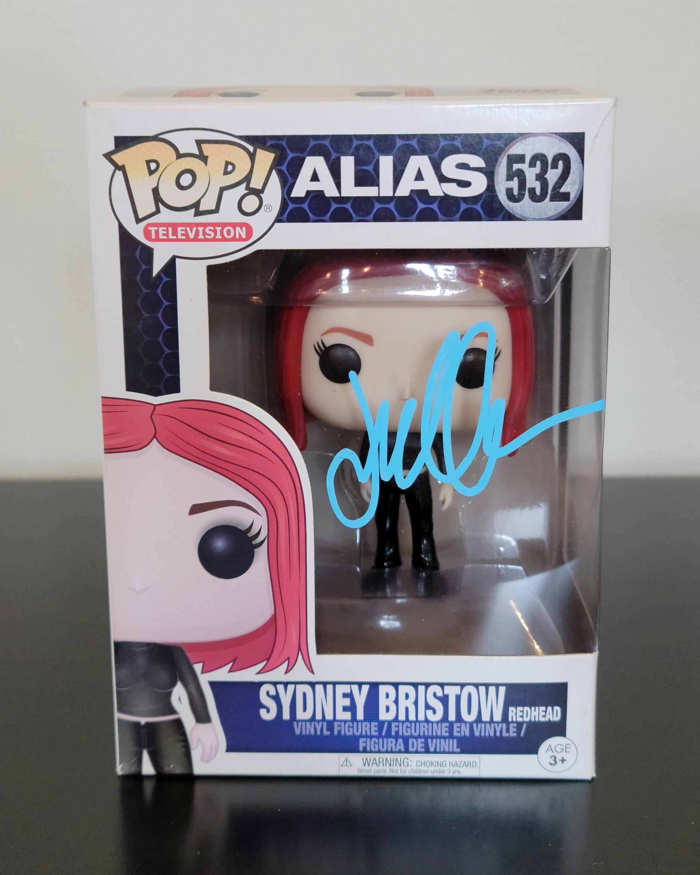 Jennifer Garner Signed Autographed Funko Pop Sydney Bristow Alias Hologram COA