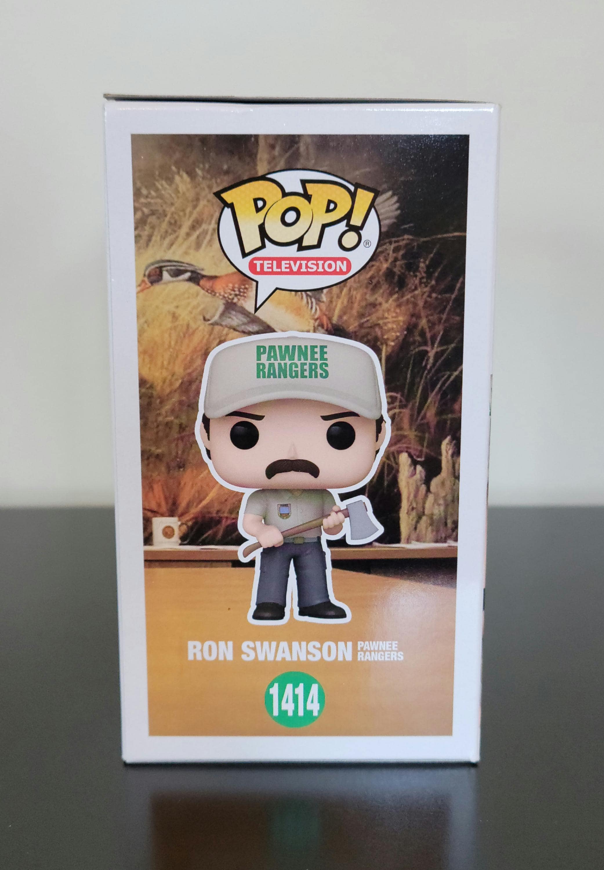 Nick Offerman Signed Autographed Funko Pop Ron Swanson Parks and Recreation w/ COA