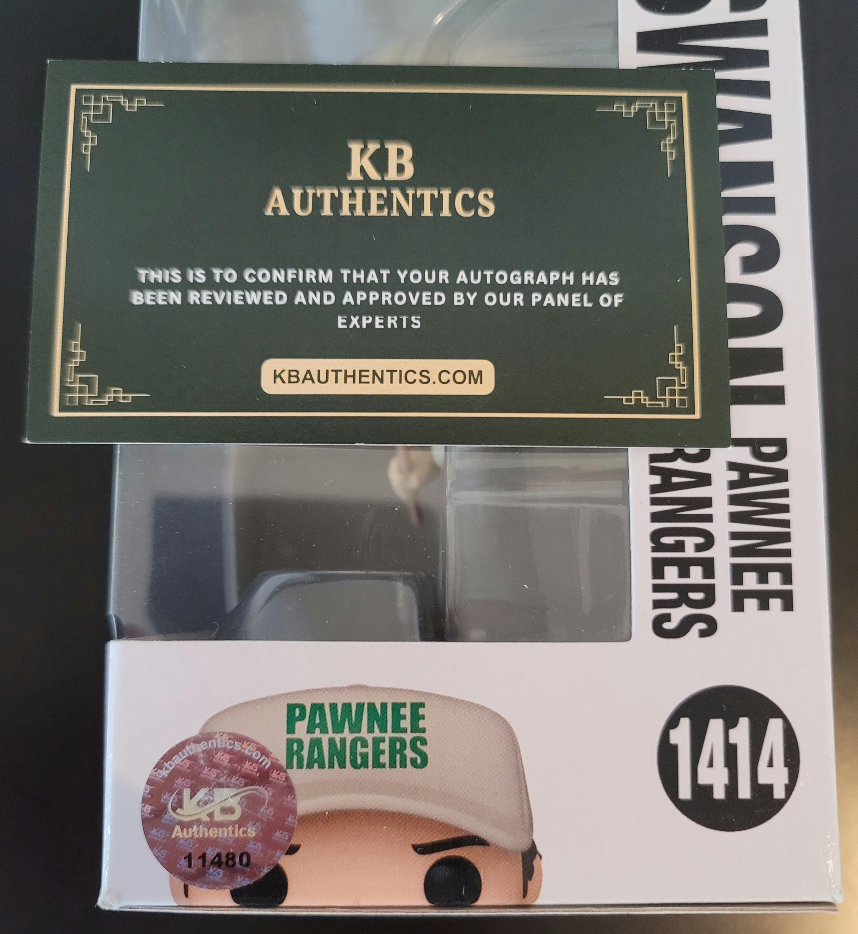 Nick Offerman Signed Autographed Funko Pop Ron Swanson Parks and Recreation w/ COA