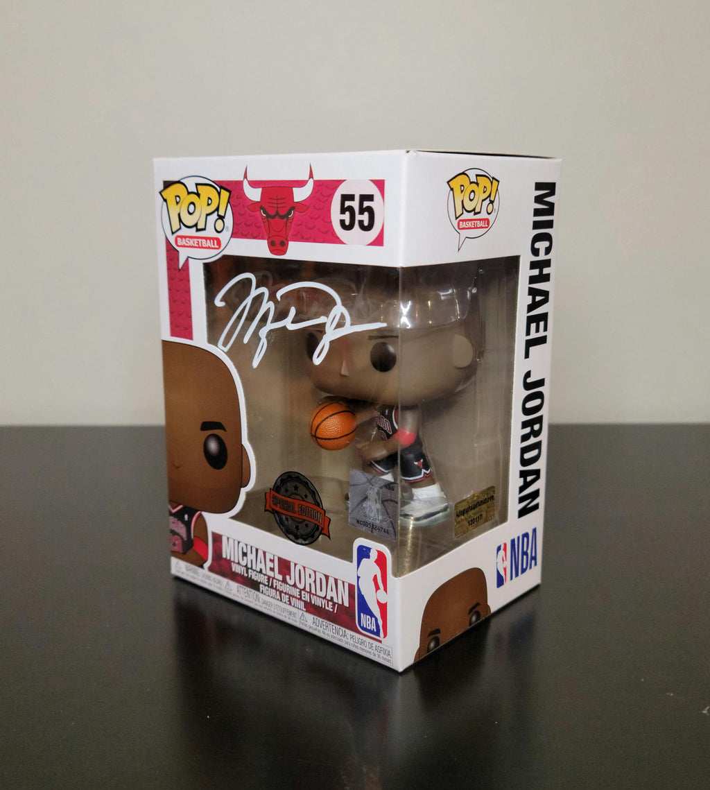 Limited Special Edition Michael Jordan Signed Autographed Funko Chicago Bulls NBA Hologram w/COA