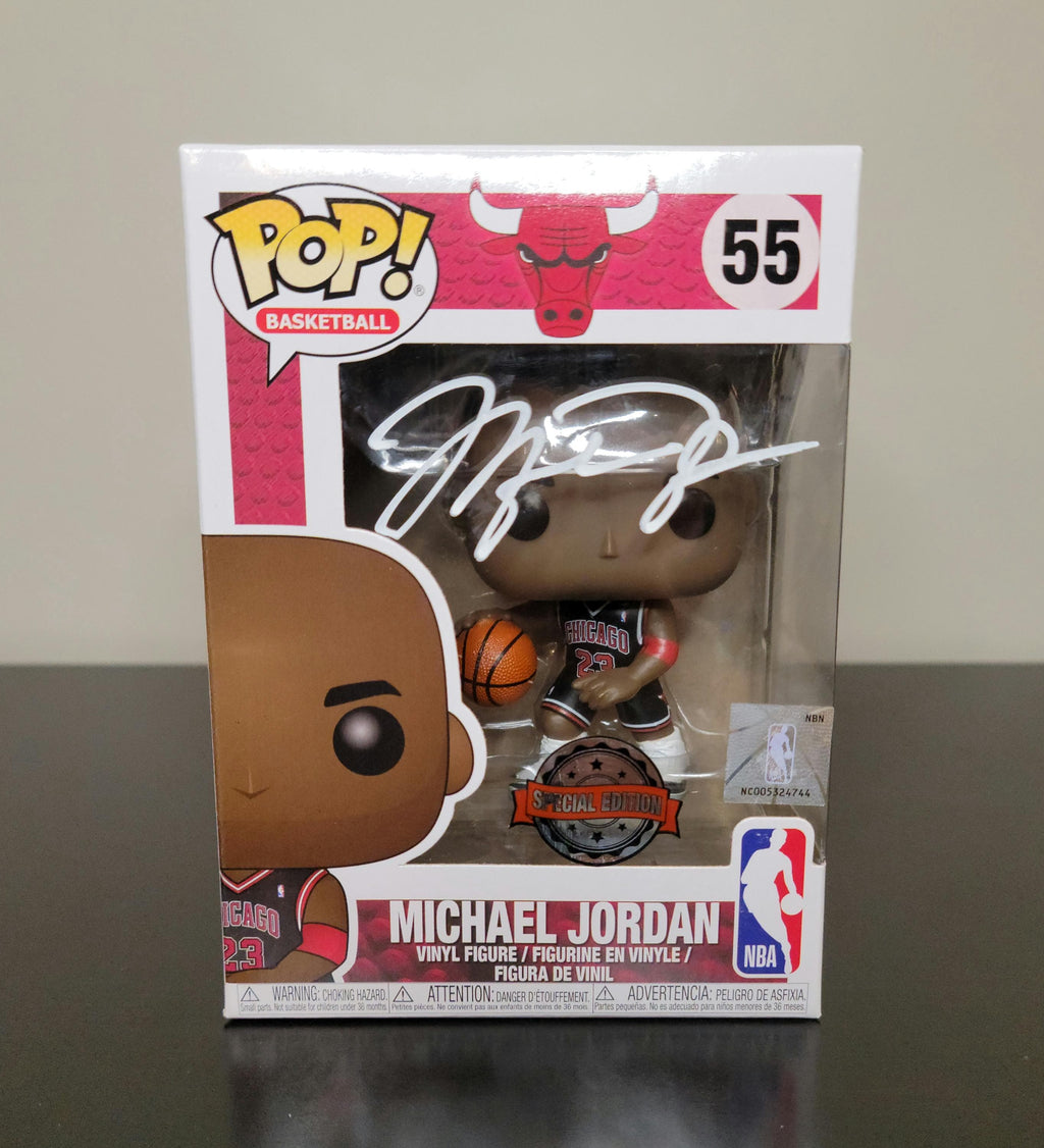 Limited Special Edition Michael Jordan Signed Autographed Funko Chicago Bulls NBA Hologram w/COA