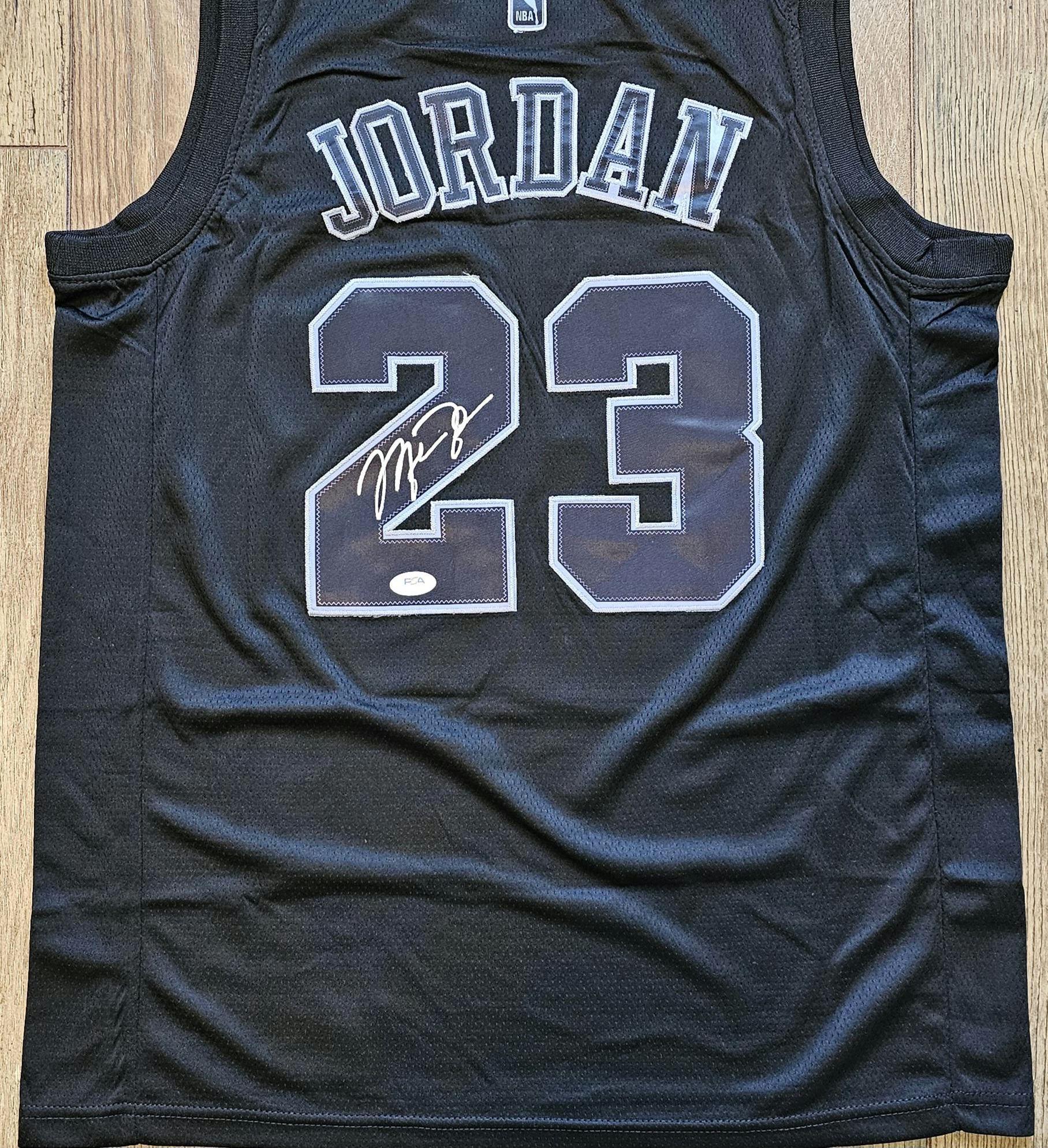Michael Jordan Signed Mvp Special Edition Jersey PSA DNA COA Autographed