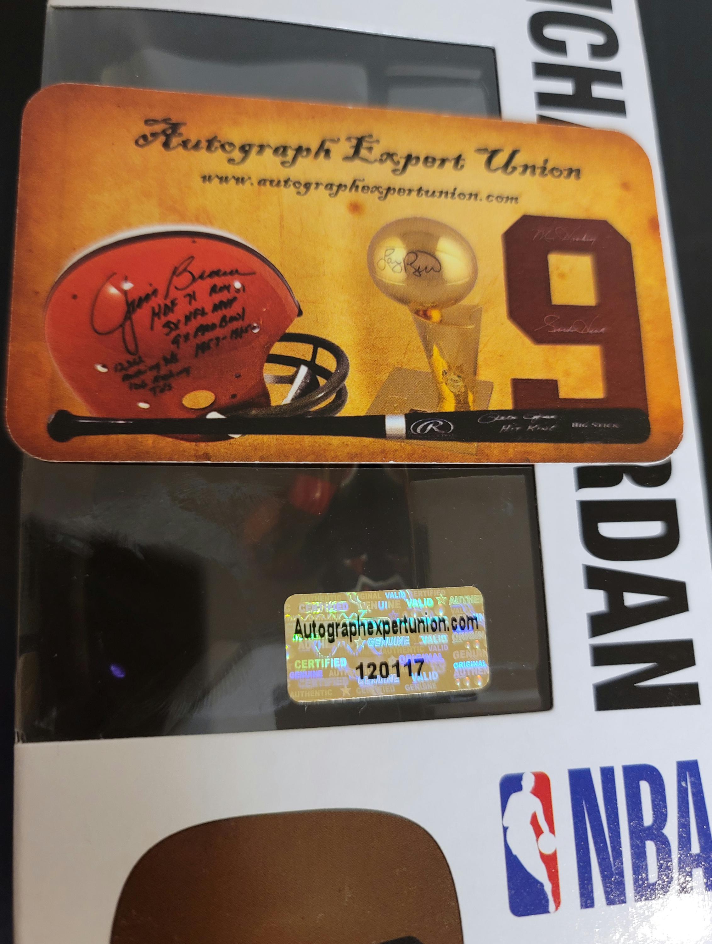 Limited Special Edition Michael Jordan Signed Autographed Funko Chicago Bulls NBA Hologram w/COA
