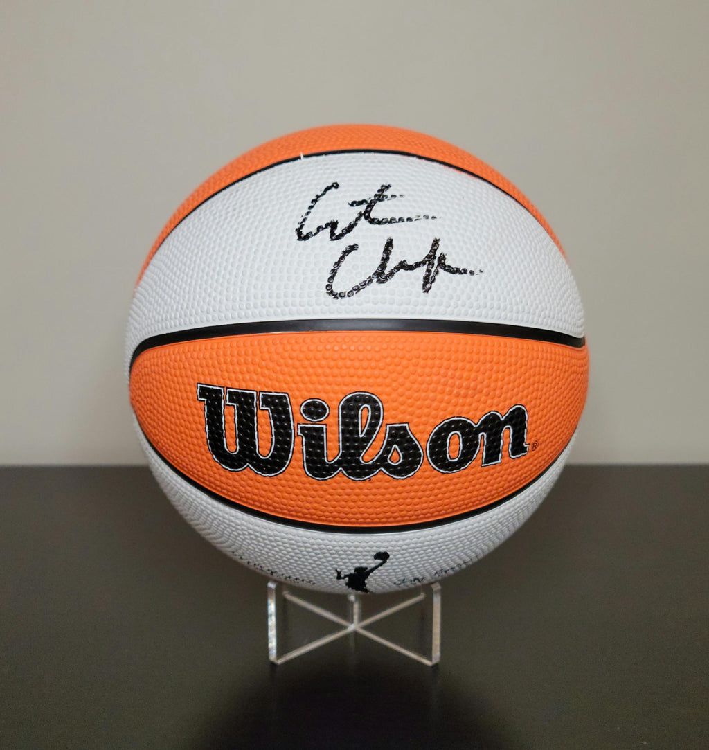 Caitlin Clark Signed Autographed WNBA Wilson Mini Basketball Indiana Fever w/ LOA