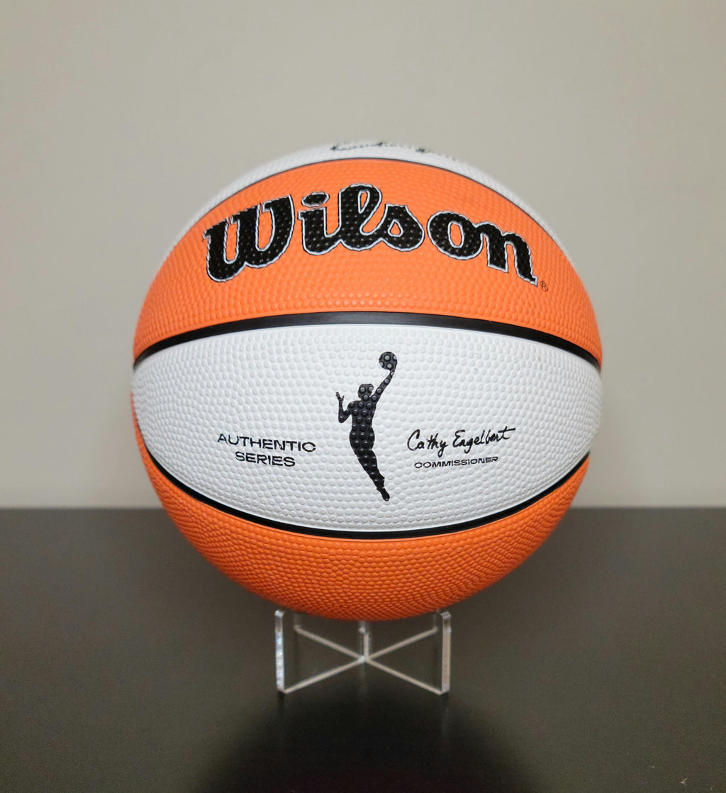 Caitlin Clark Signed Autographed WNBA Wilson Mini Basketball Indiana Fever w/ LOA