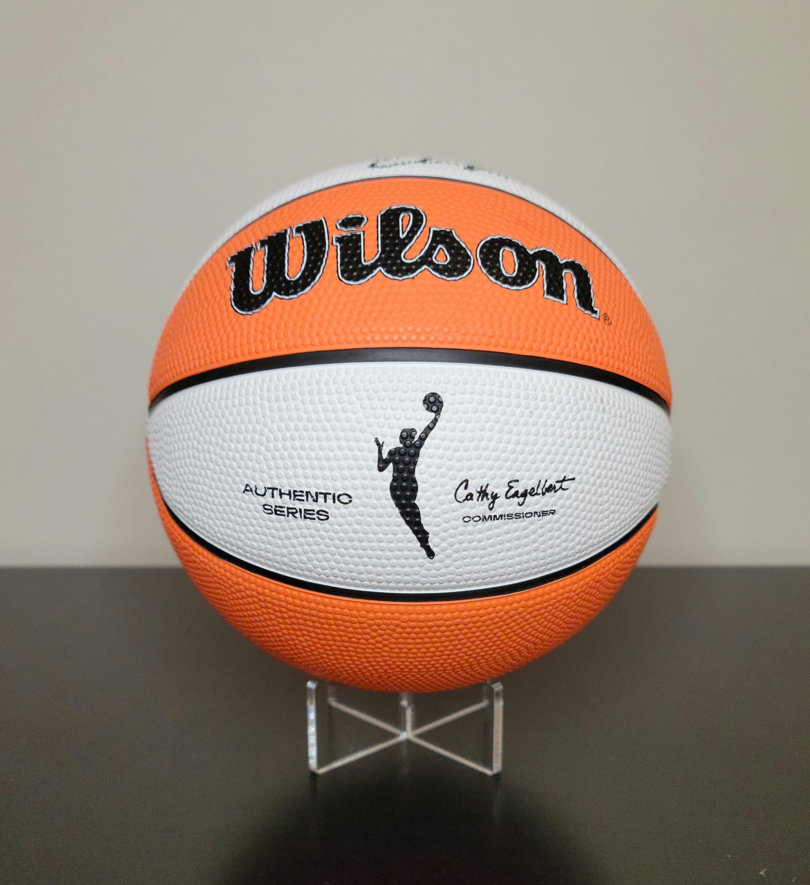 Caitlin Clark Signed Autographed WNBA Wilson Mini Basketball Indiana Fever w/ LOA