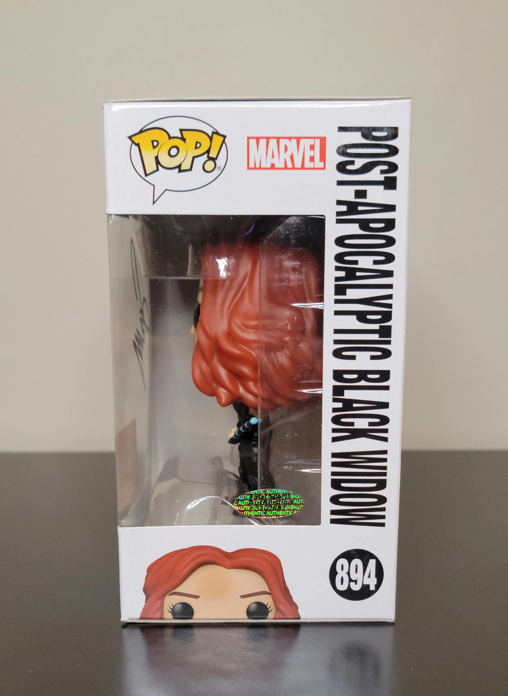 Scarlett Johansson Signed Autographed Funko Pop Marvel Black Widow Hologram COA